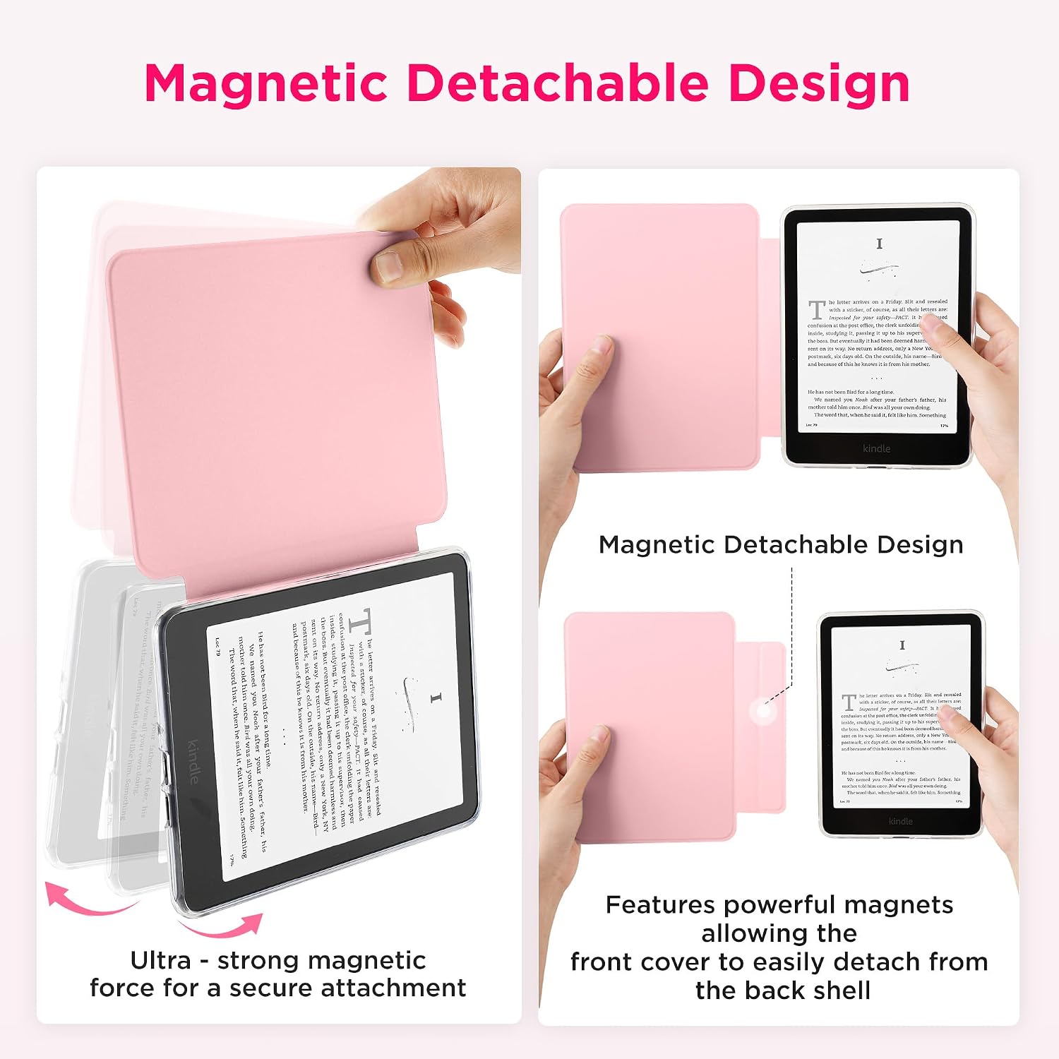 ESTUCHE SESENSE MAGNÉTICO PARA KINDLE PAPERWHITE 7'' 12ª GEN 2024 Y COLORSOFT - 3