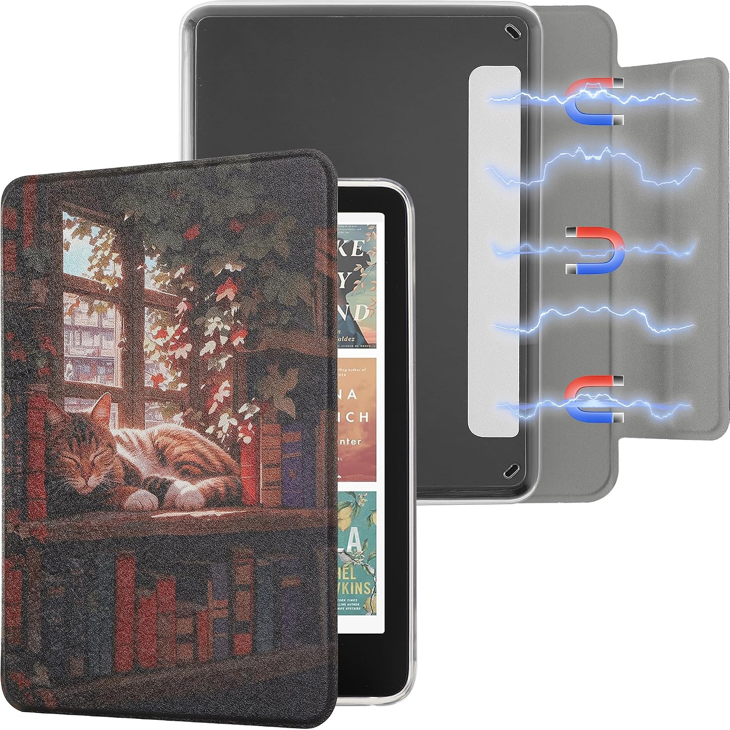 ESTUCHE SESENSE MAGNÉTICO PARA KINDLE PAPERWHITE 7'' 12ª GEN 2024 Y COLORSOFT - 1