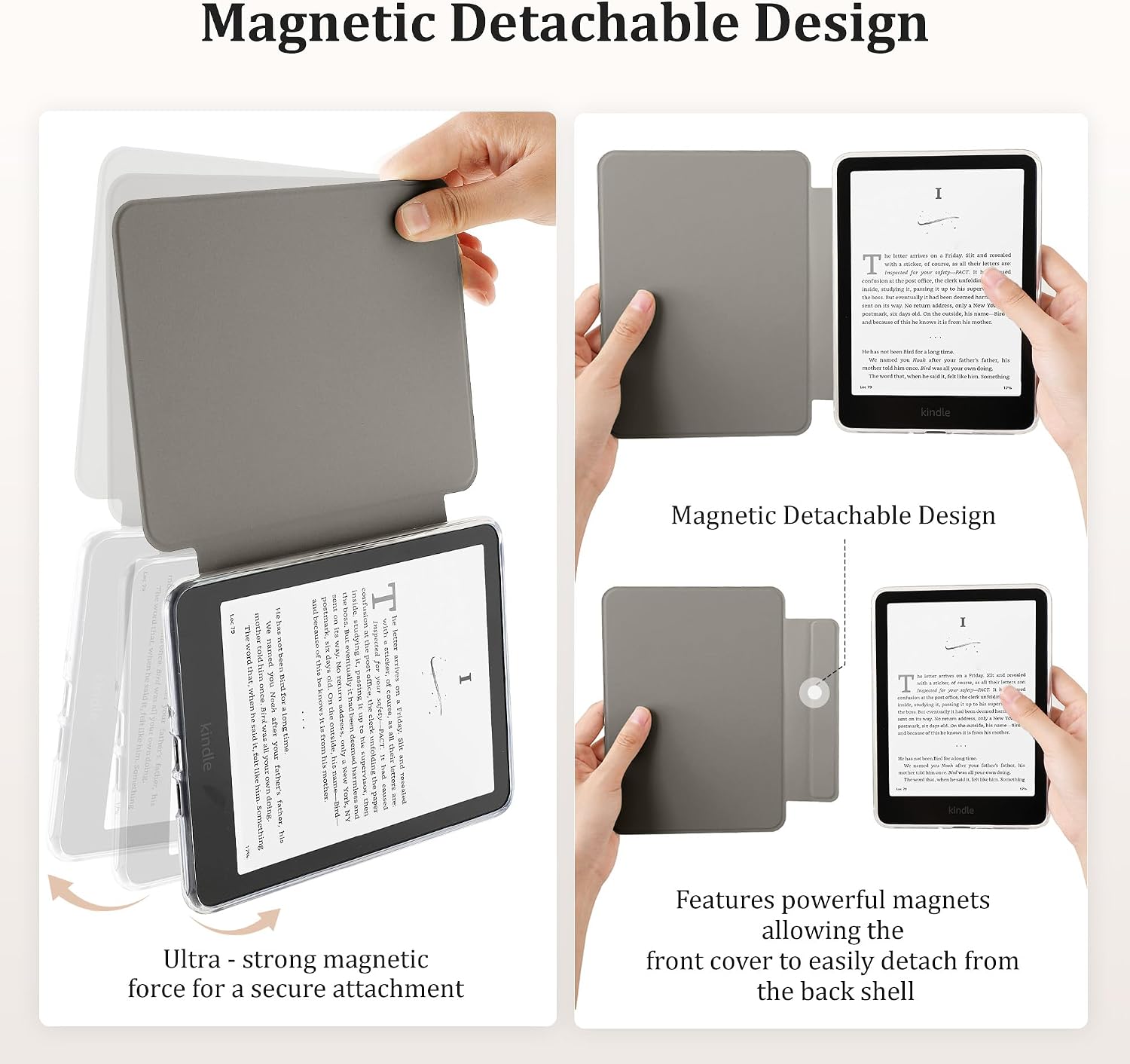 ESTUCHE SESENSE MAGNÉTICO PARA KINDLE PAPERWHITE 7'' 12ª GEN 2024 Y COLORSOFT - 3