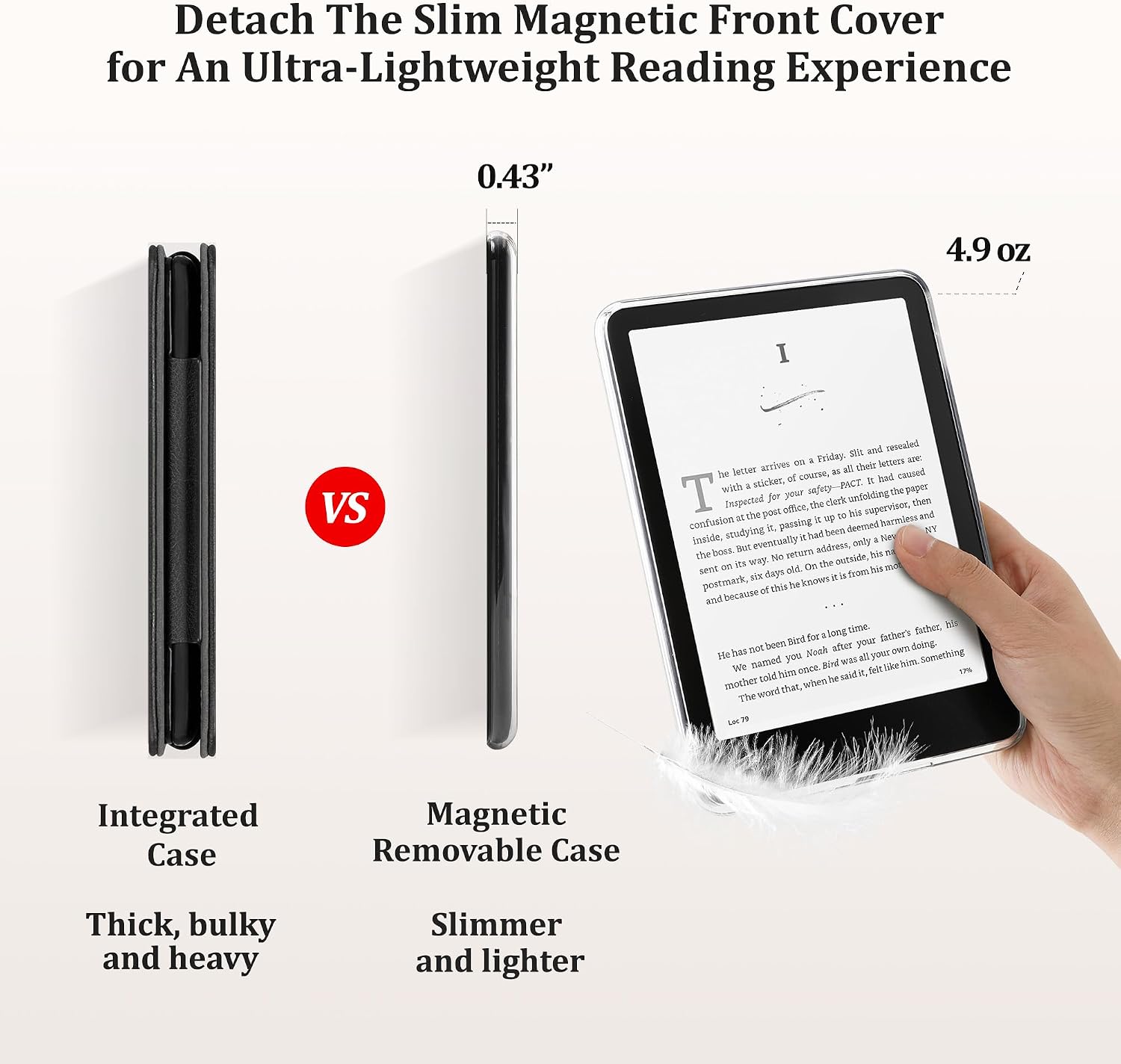 ESTUCHE SESENSE MAGNÉTICO PARA KINDLE PAPERWHITE 7'' 12ª GEN 2024 Y COLORSOFT - 4