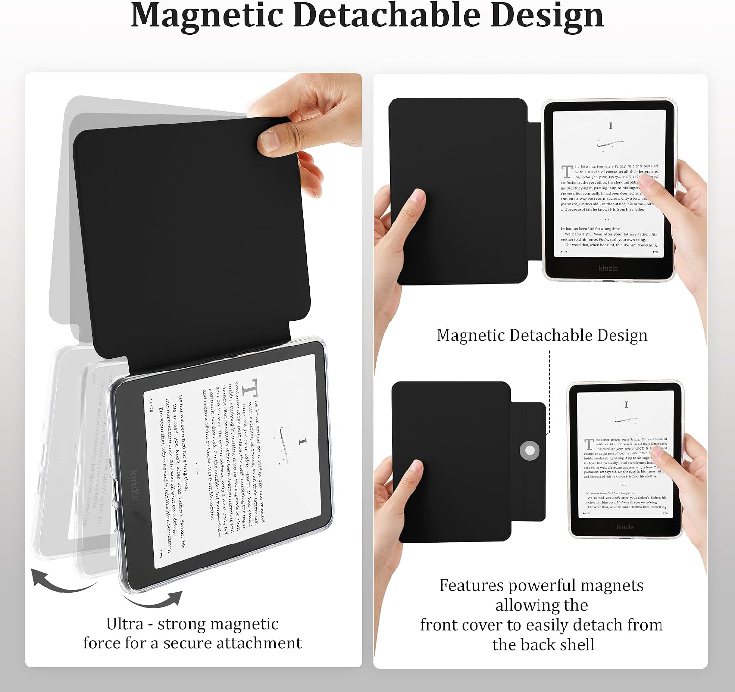 ESTUCHE SESENSE MAGNÉTICO PARA KINDLE PAPERWHITE 7'' 12ª GEN 2024 Y COLORSOFT - 3