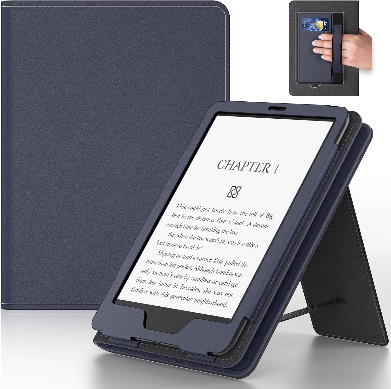 ESTUCHE PARA TABLET LAINERGIE 6 PULGADAS AZUL NIEBLA - 1