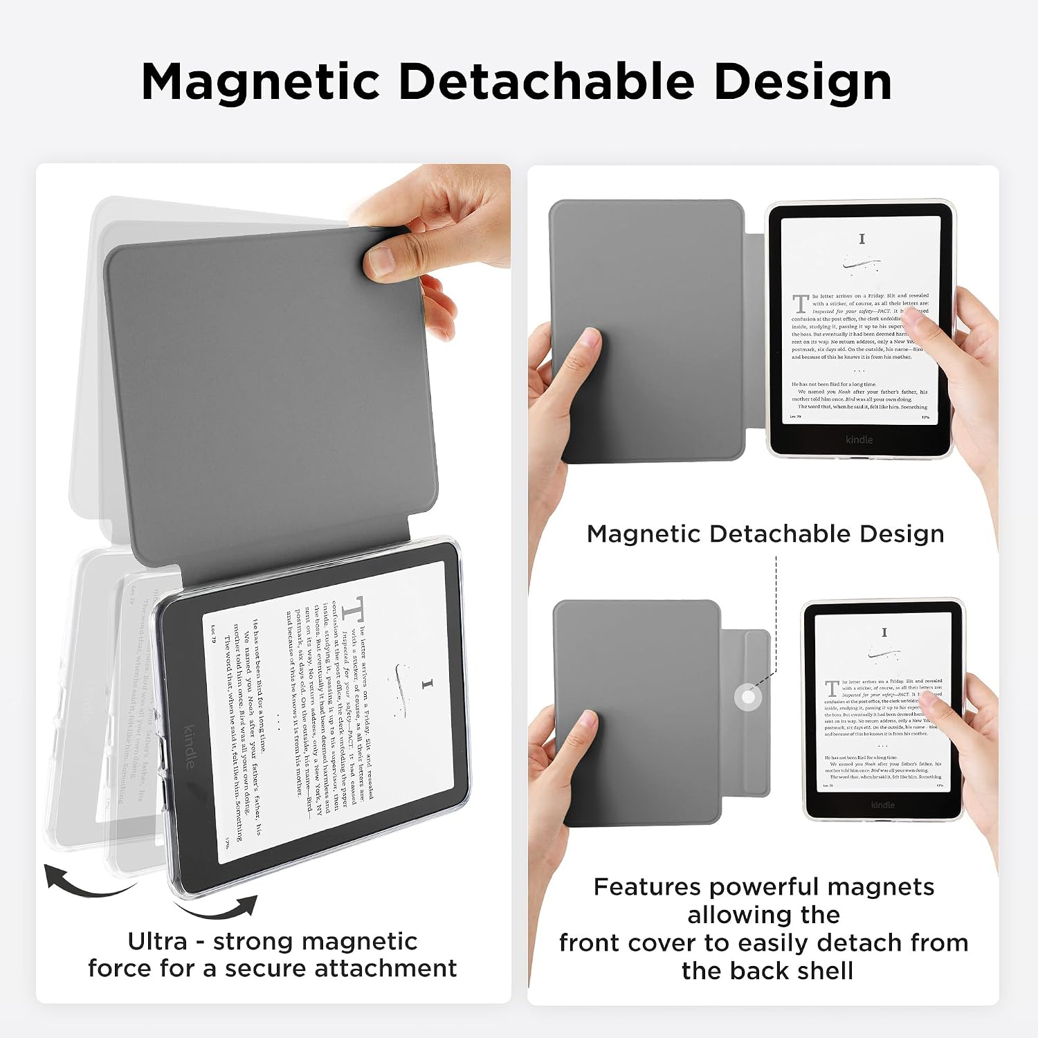 ESTUCHE SESENSE MAGNETIC PARA KINDLE PAPERWHITE 7'' 12ª GEN 2024 Y COLORSOFT - 3