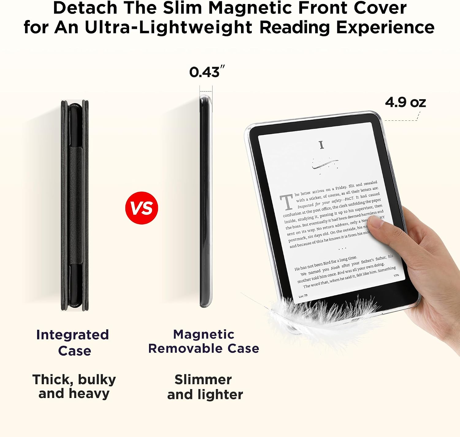 ESTUCHE SESENSE MAGNÉTICO PARA KINDLE PAPERWHITE 7'' 12ª GEN 2024 Y COLORSOFT - 4