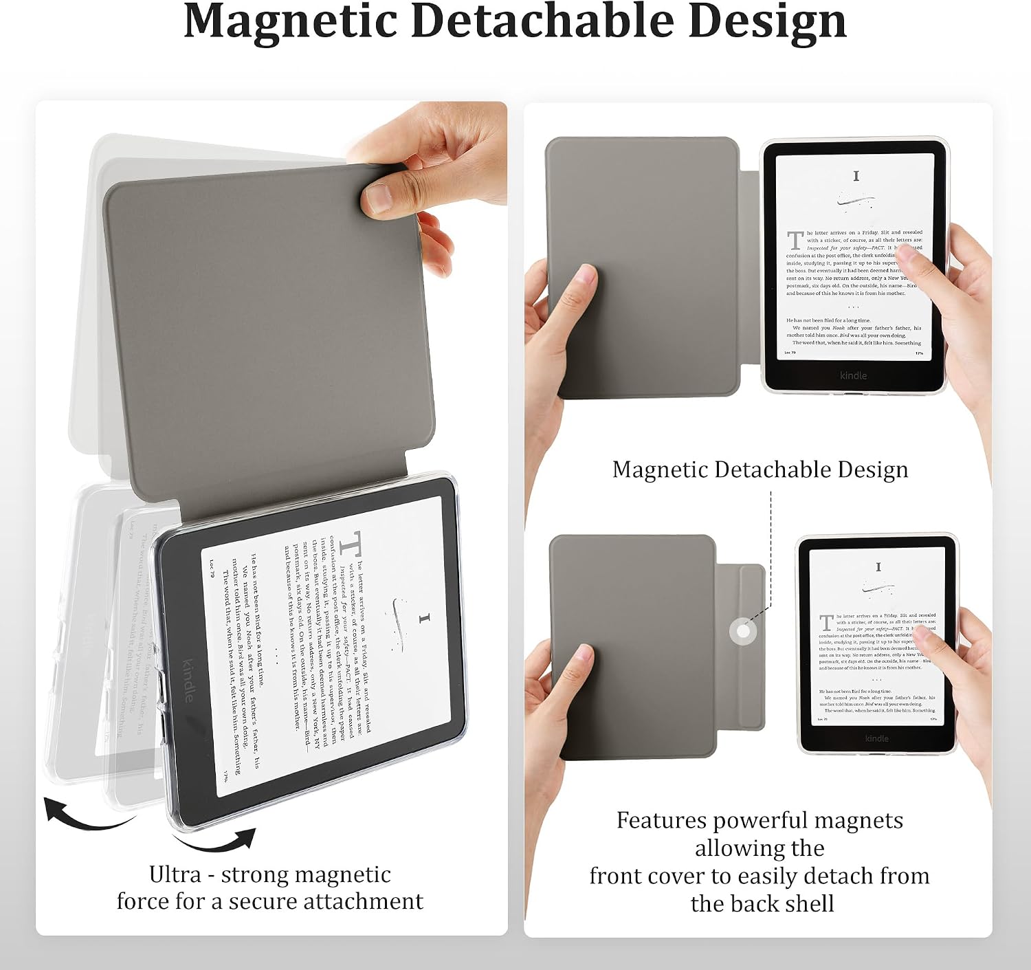 ESTUCHE SESENSE MAGNÉTICO PARA KINDLE PAPERWHITE 7'' 12ª GEN 2024 Y COLORSOFT - 3