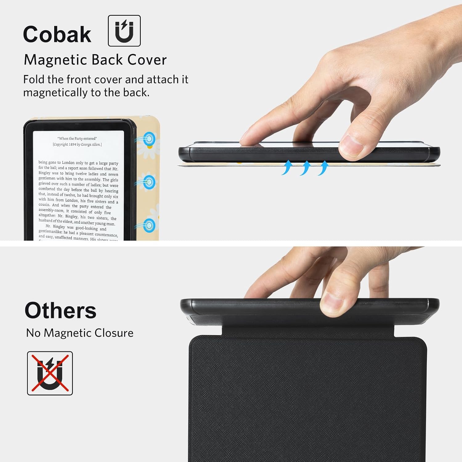 ESTUCHE COBAK MAGNETIC PARA KINDLE PAPERWHITE 7' 12TH GEN 2024 Y KINDLE COLORSOFT - 4