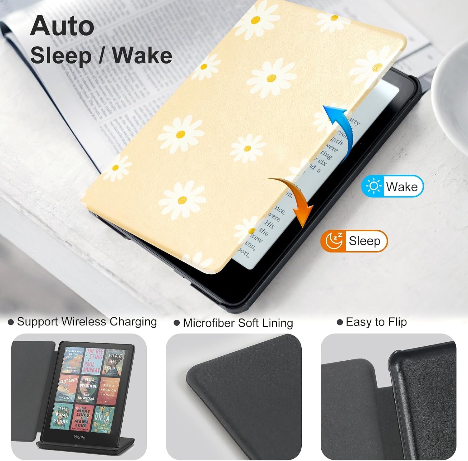 ESTUCHE COBAK MAGNETIC PARA KINDLE PAPERWHITE 7' 12TH GEN 2024 Y KINDLE COLORSOFT - 5
