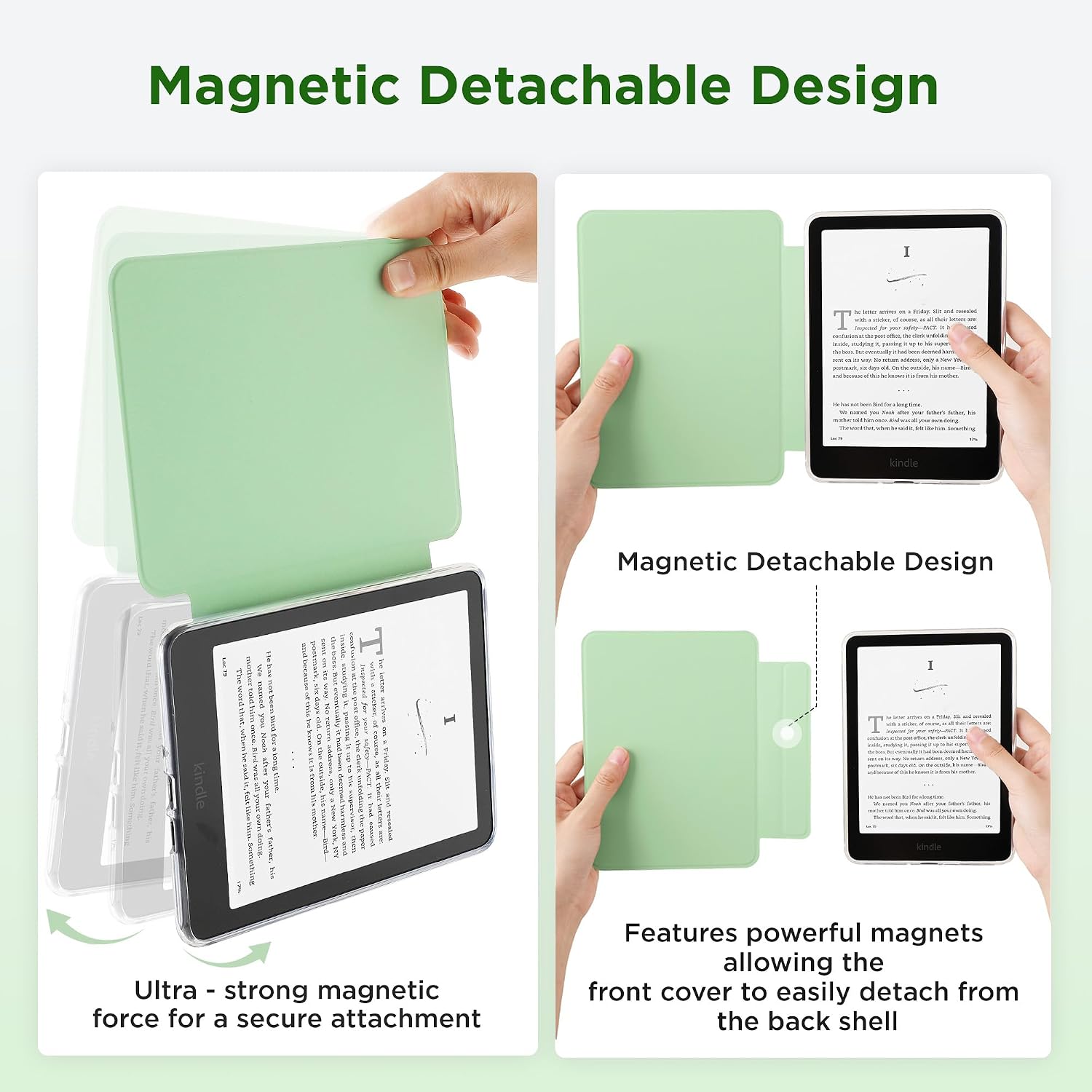 ESTUCHE SESENSE MAGNÉTICO PARA KINDLE PAPERWHITE 7'' 12ª GEN 2024 Y COLORSOFT - 3