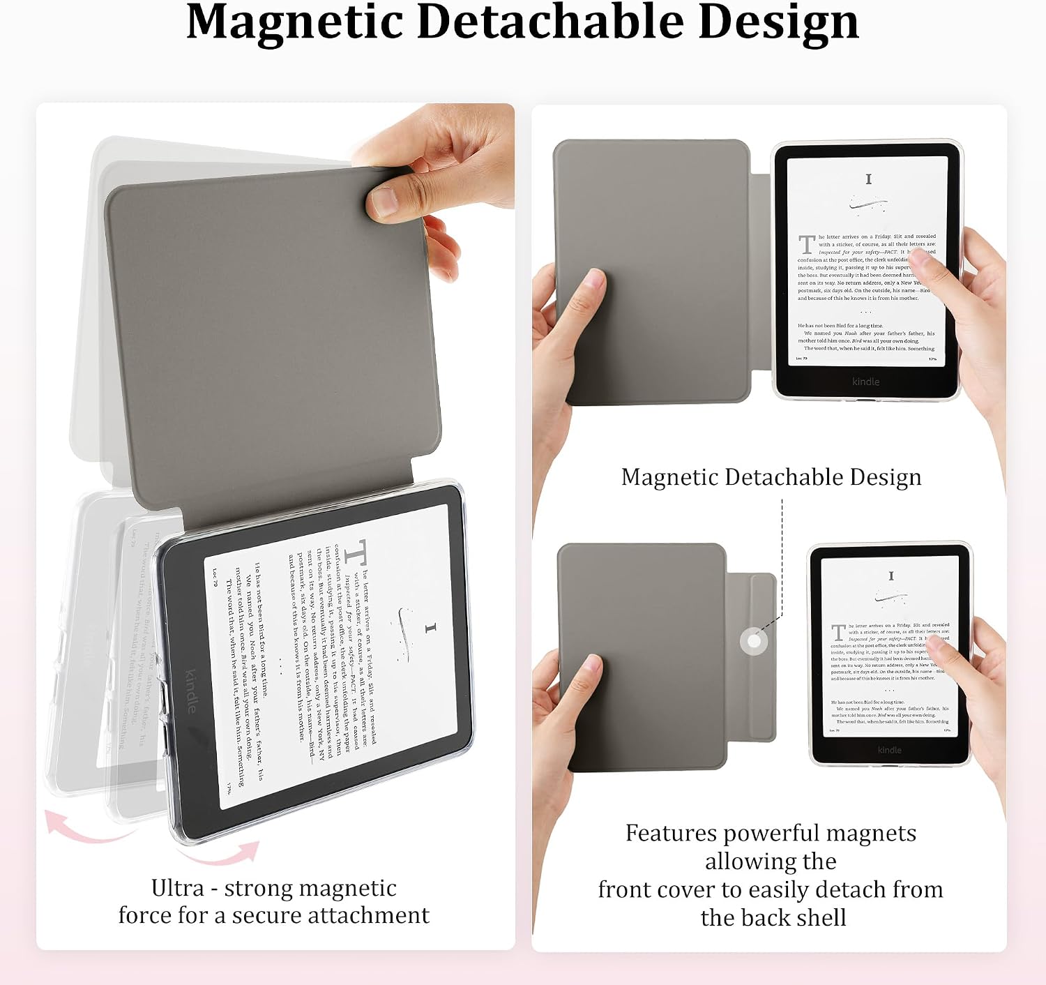 ESTUCHE SESENSE MAGNÉTICO PARA KINDLE PAPERWHITE 7'' 12ª GEN 2024 Y COLORSOFT - 3
