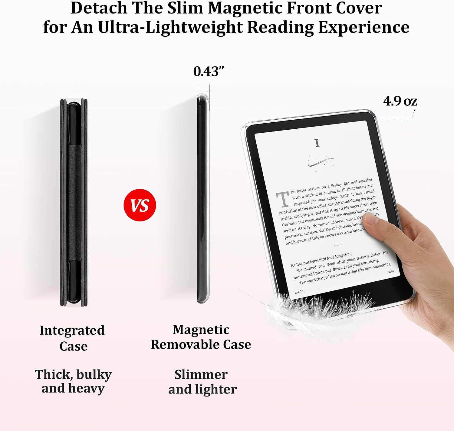 ESTUCHE SESENSE MAGNÉTICO PARA KINDLE PAPERWHITE 7'' 12ª GEN 2024 Y COLORSOFT - 4