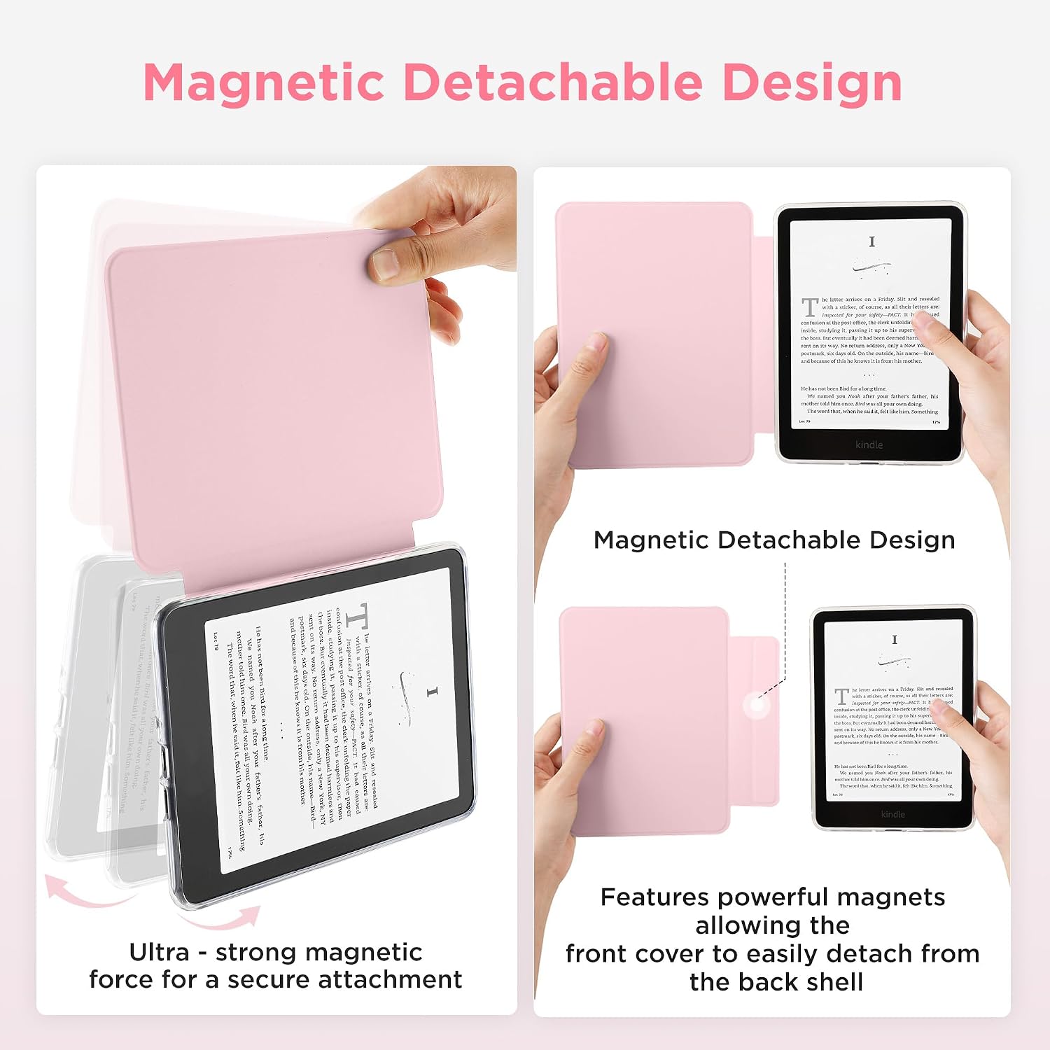 ESTUCHE SESENSE MAGNÉTICO PARA KINDLE PAPERWHITE 7'' 12ª GEN 2024 Y COLORSOFT - 3