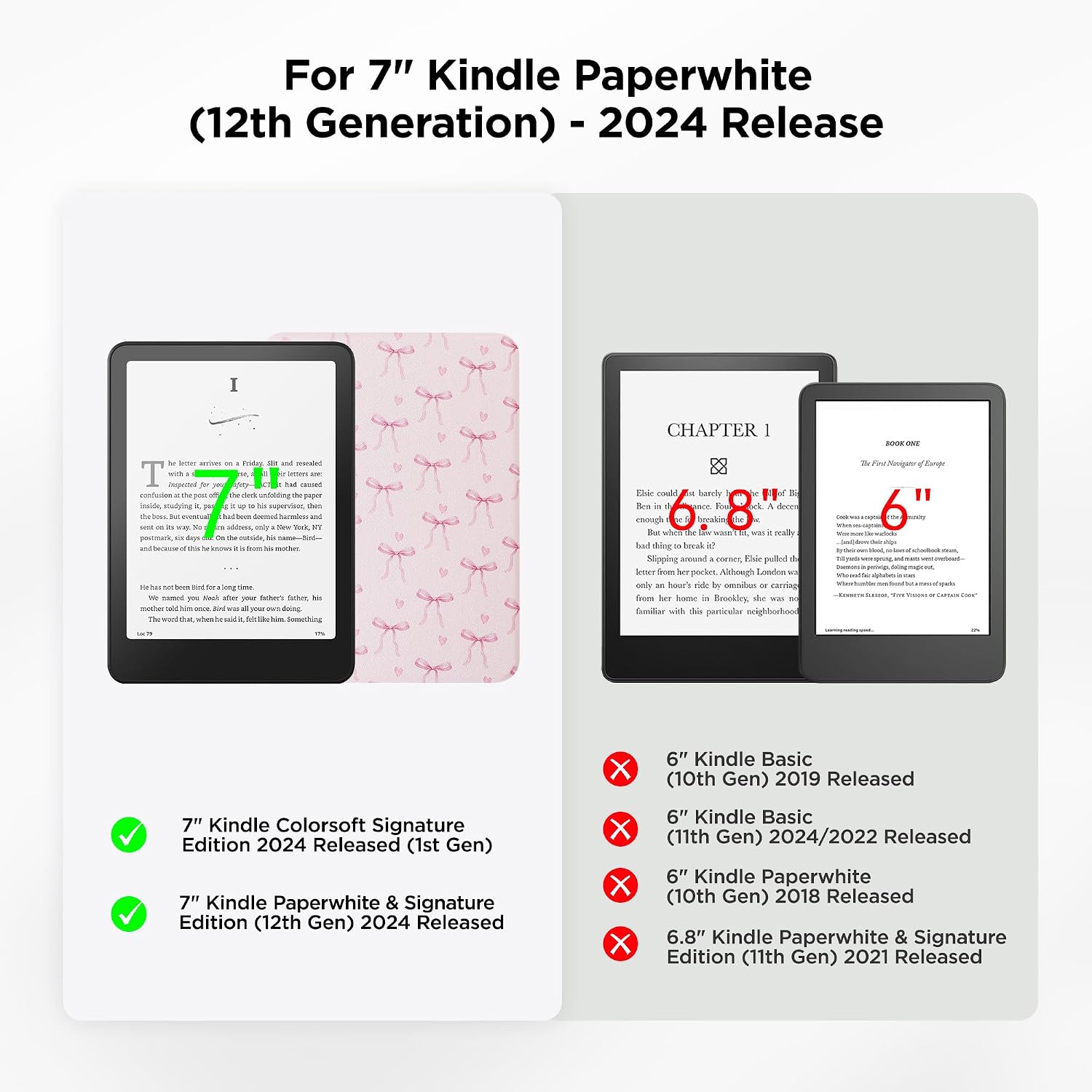 ESTUCHE SESENSE MAGNÉTICO PARA KINDLE PAPERWHITE 7'' 12ª GEN 2024 Y COLORSOFT - 2