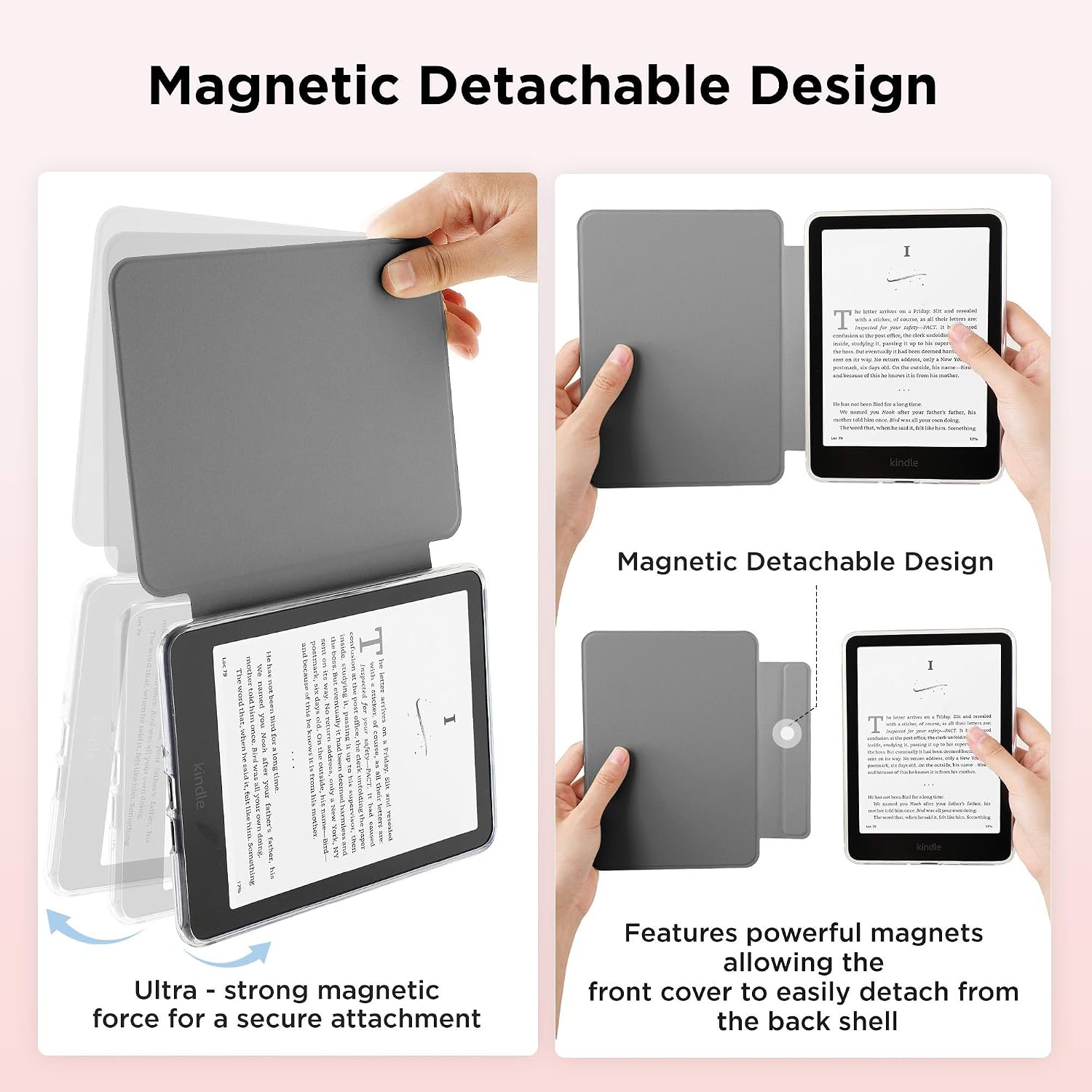 ESTUCHE SESENSE MAGNÉTICO PARA KINDLE PAPERWHITE 7'' 12ª GEN 2024 Y COLORSOFT - 3