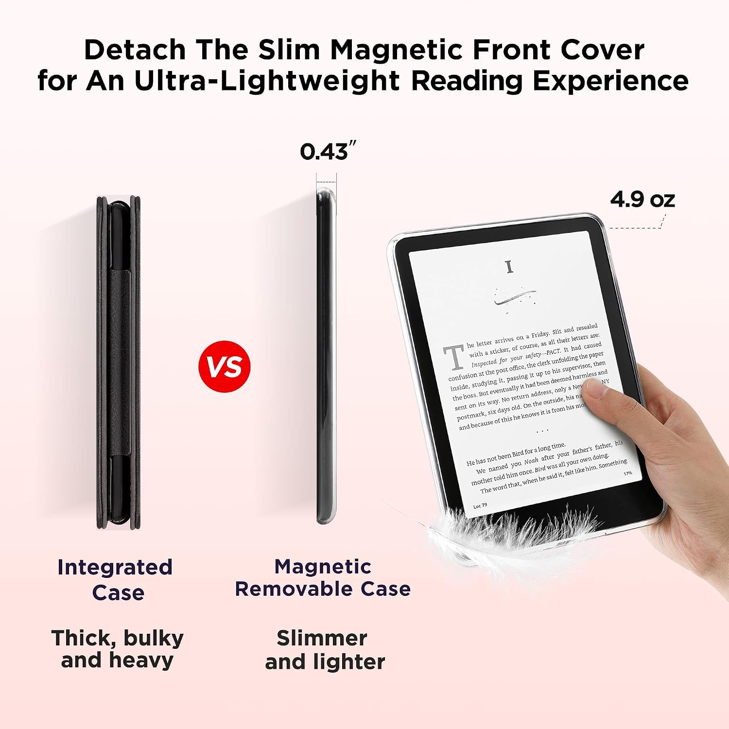 ESTUCHE SESENSE MAGNÉTICO PARA KINDLE PAPERWHITE 7'' 12ª GEN 2024 Y COLORSOFT - 4