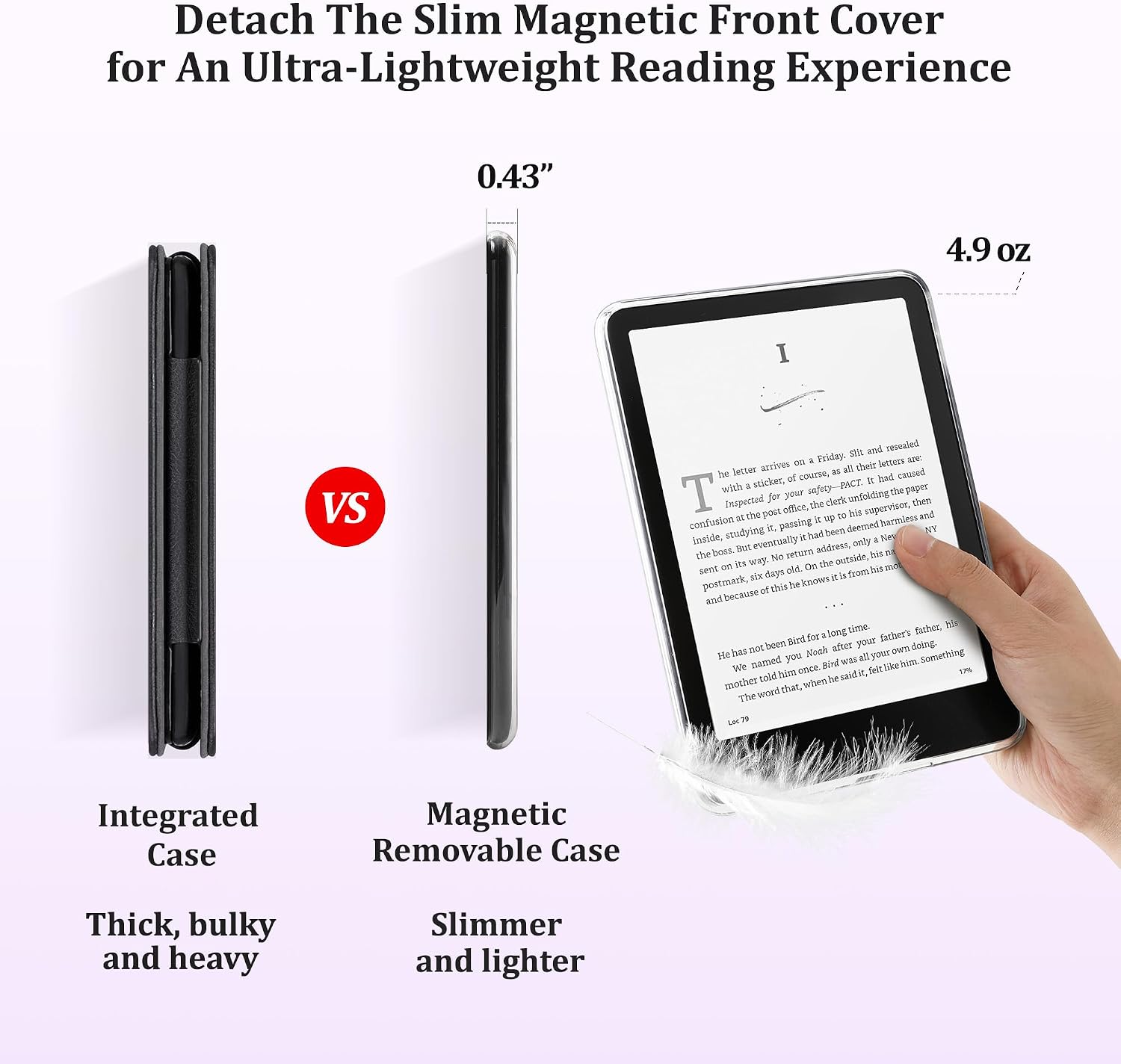 ESTUCHE SESENSE MAGNÉTICO PARA KINDLE PAPERWHITE 7'' 12ª GEN 2024 Y COLORSOFT - 4