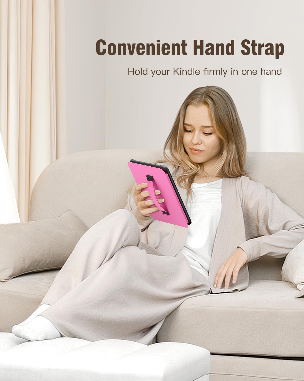 ESTUCHE MOKO PARA KINDLE PAPERWHITE 7' 12ª GEN 2024 PERSIAN PINK - 3