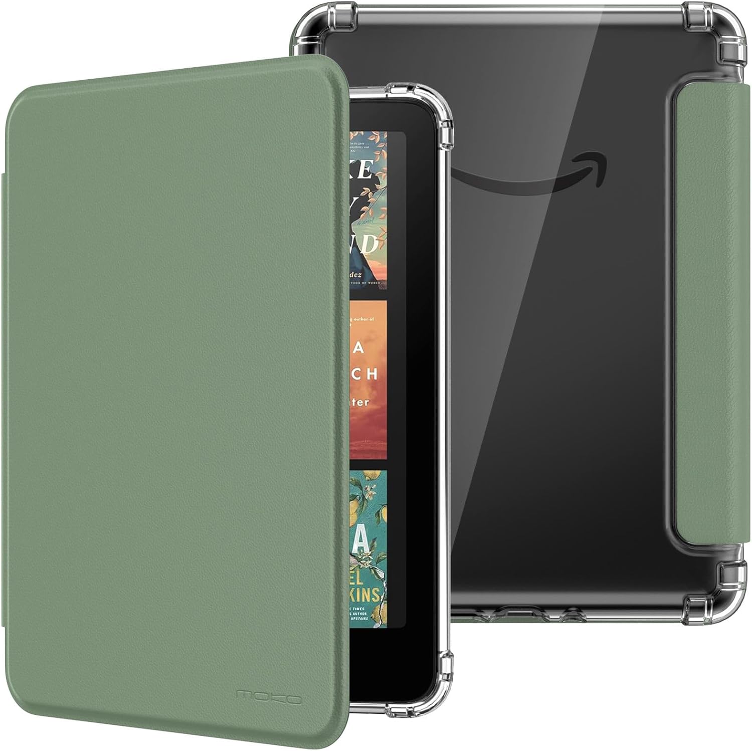 ESTUCHE MOKO PARA KINDLE PAPERWHITE 7' 12ª GEN Y COLORSOFT 2024 CELADÓN - 1