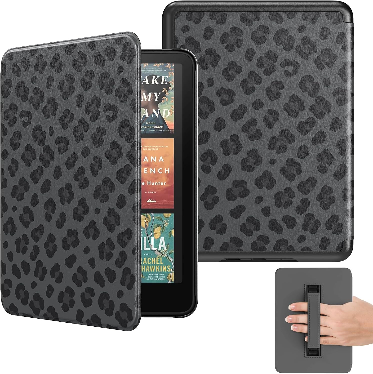 ESTUCHE MOKO PARA EBOOK READER 7' 12TH GEN 2024 LEOPARDO GRIS OSCURO - 1