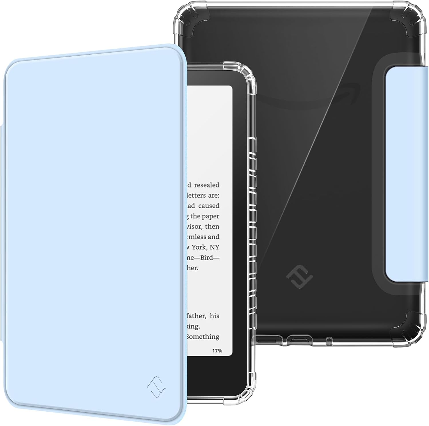 ESTUCHE FINTIE TRANSPARENTE PARA KINDLE PAPERWHITE 7' 12ª GEN 2024 Y KINDLE COLORSOFT - 1