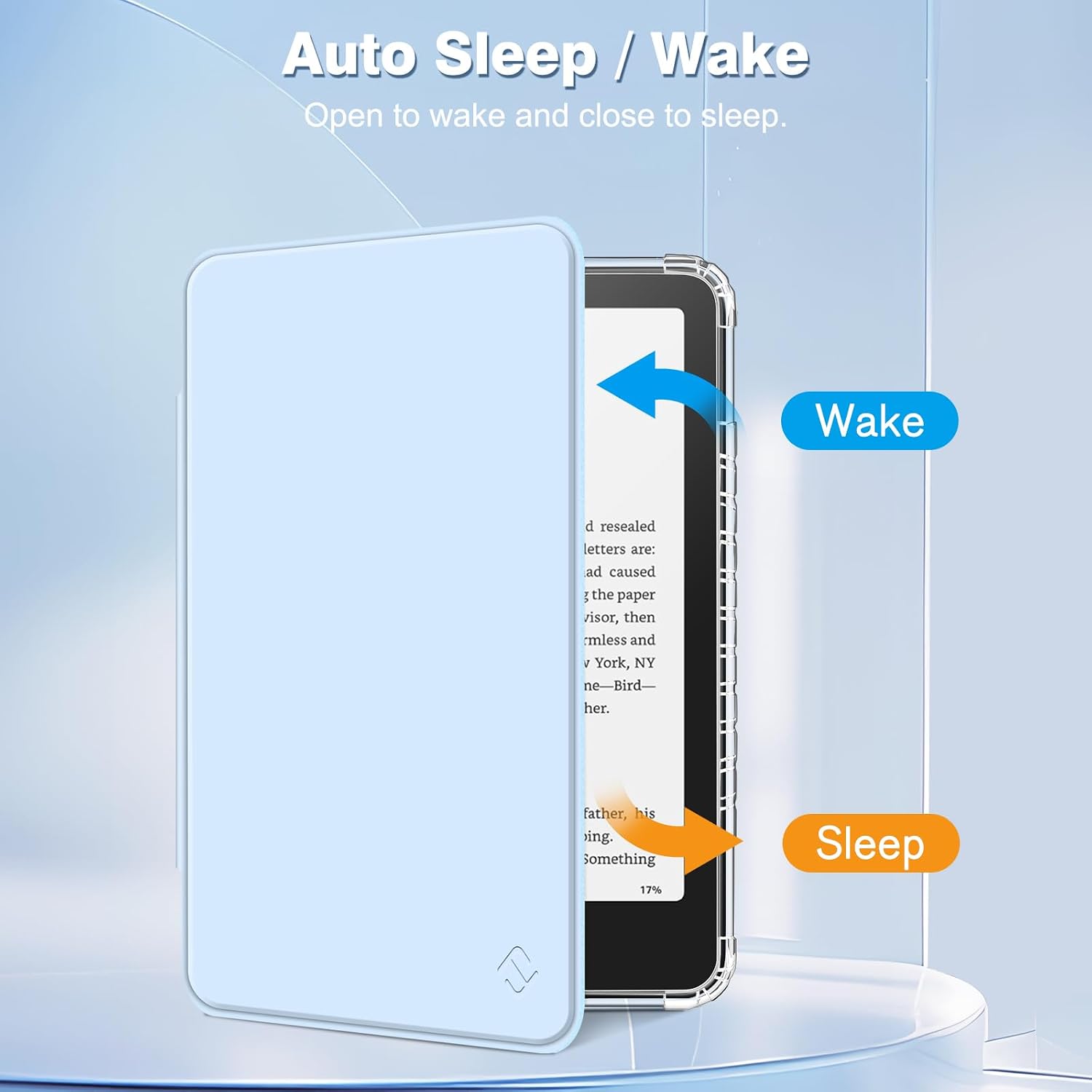 ESTUCHE FINTIE TRANSPARENTE PARA KINDLE PAPERWHITE 7' 12ª GEN 2024 Y KINDLE COLORSOFT - 2