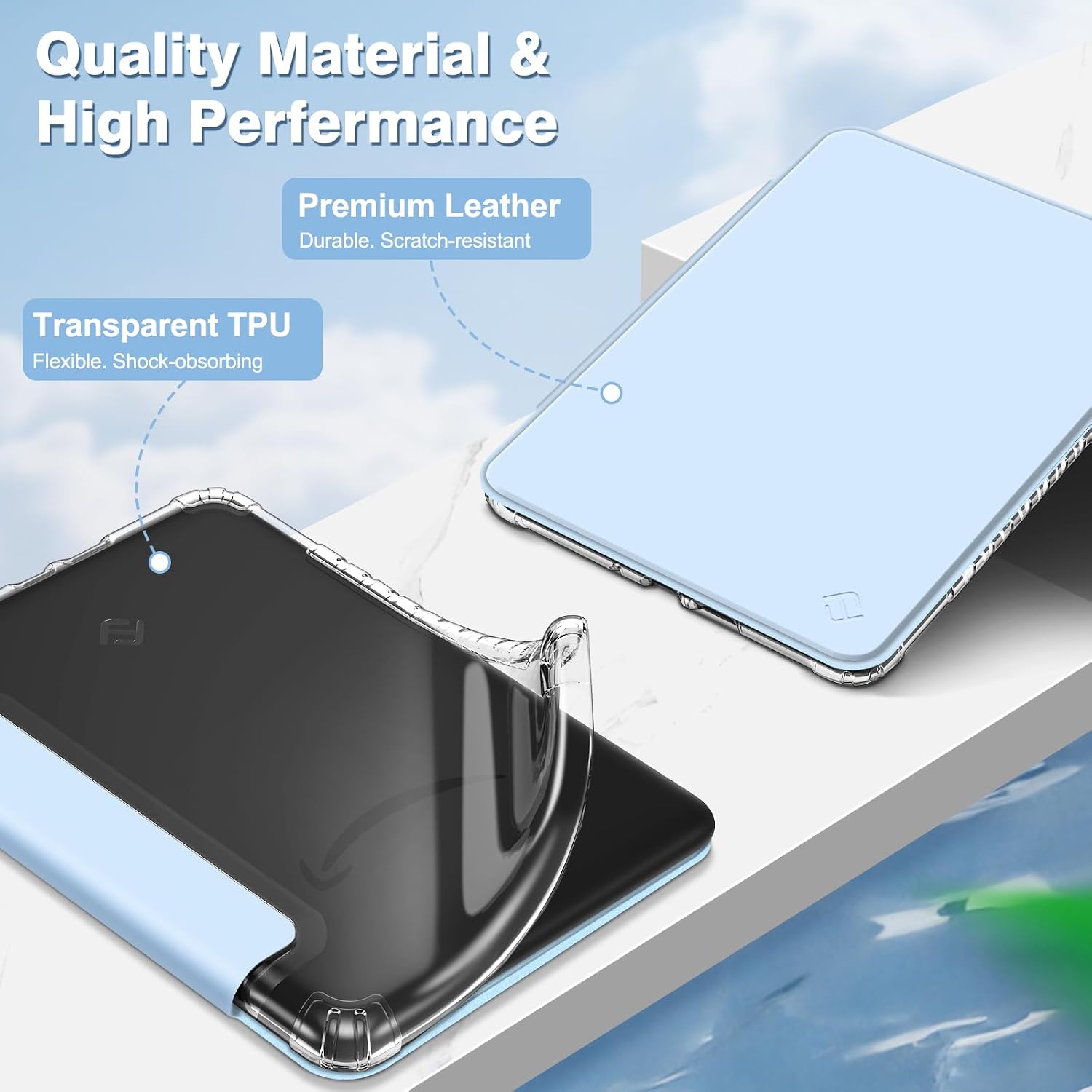 ESTUCHE FINTIE TRANSPARENTE PARA KINDLE PAPERWHITE 7' 12ª GEN 2024 Y KINDLE COLORSOFT - 3