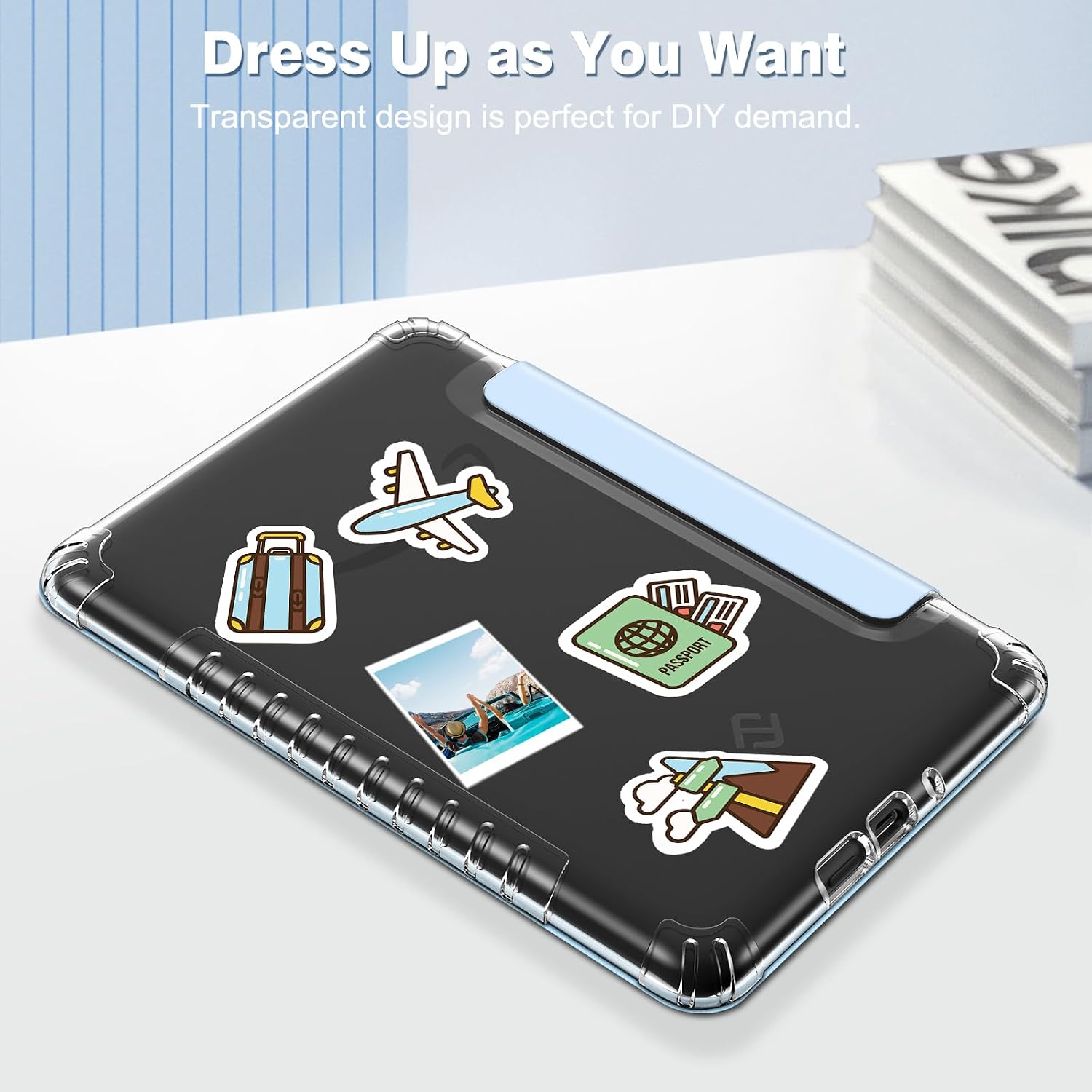 ESTUCHE FINTIE TRANSPARENTE PARA KINDLE PAPERWHITE 7' 12ª GEN 2024 Y KINDLE COLORSOFT - 4