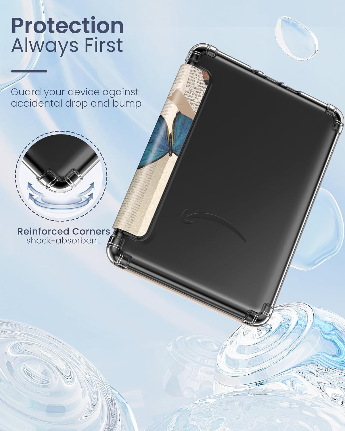 ESTUCHE MOKO PARA KINDLE PAPERWHITE 12ª GEN Y COLORSOFT 2024 MARIPOSA VINTAGE - 3