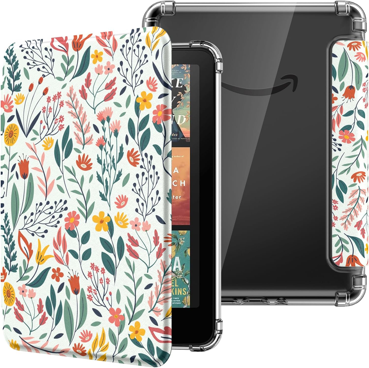 ESTUCHE MOKO PARA KINDLE PAPERWHITE 12TH GEN Y COLORSOFT 2024 FLORES - 1