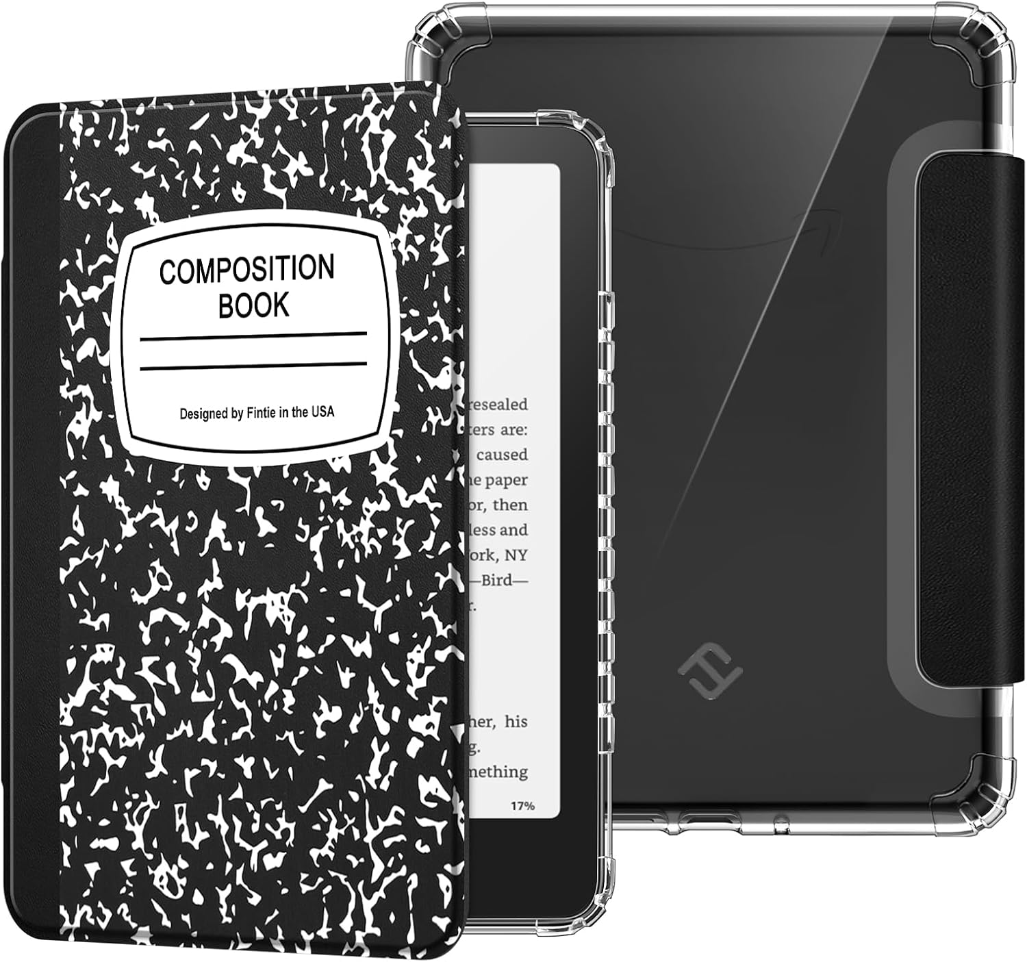 ESTUCHE FINTIE CLEAR PARA KINDLE PAPERWHITE 7' 12ª GEN 2024 Y KINDLE COLORSOFT - 1