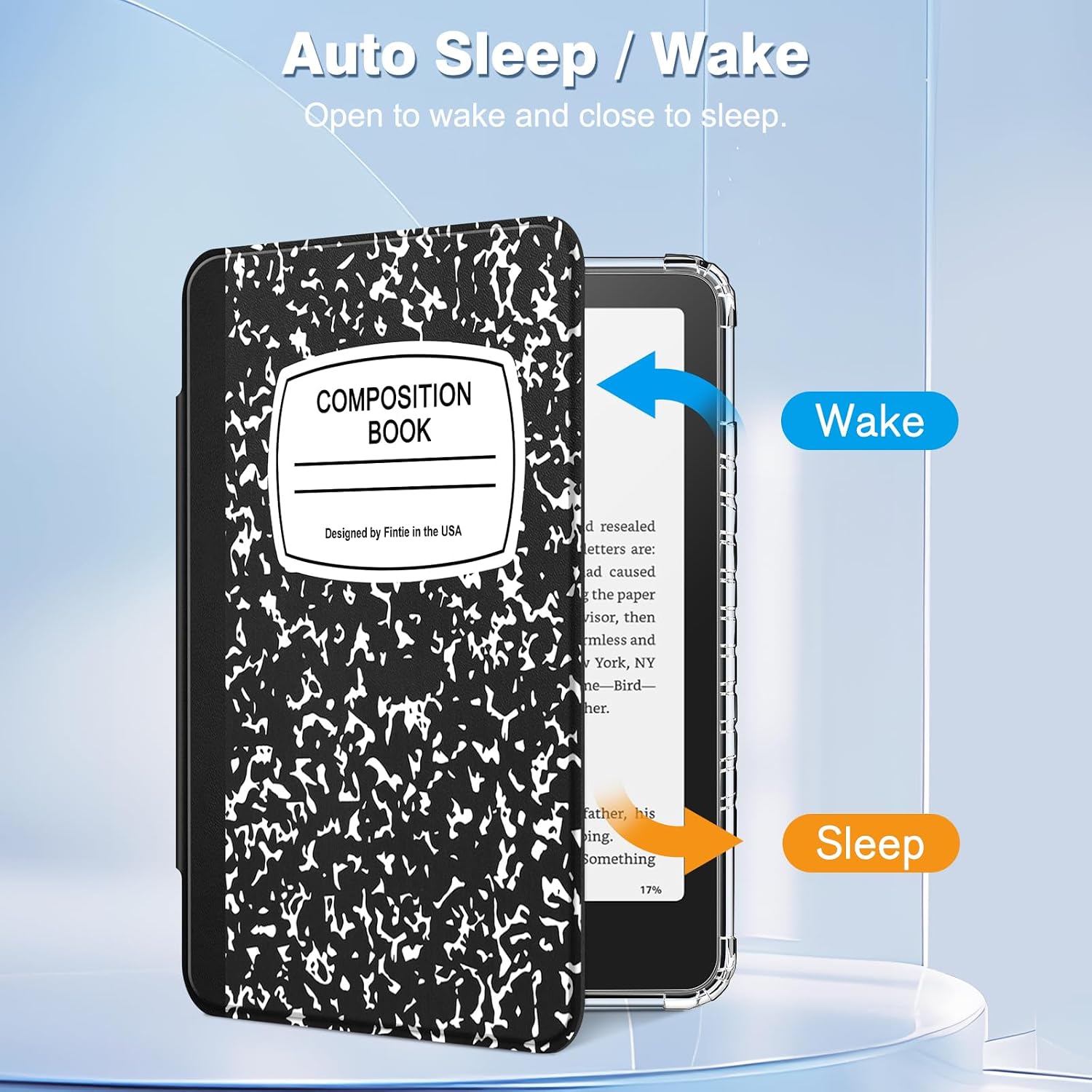 ESTUCHE FINTIE CLEAR PARA KINDLE PAPERWHITE 7' 12ª GEN 2024 Y KINDLE COLORSOFT - 3