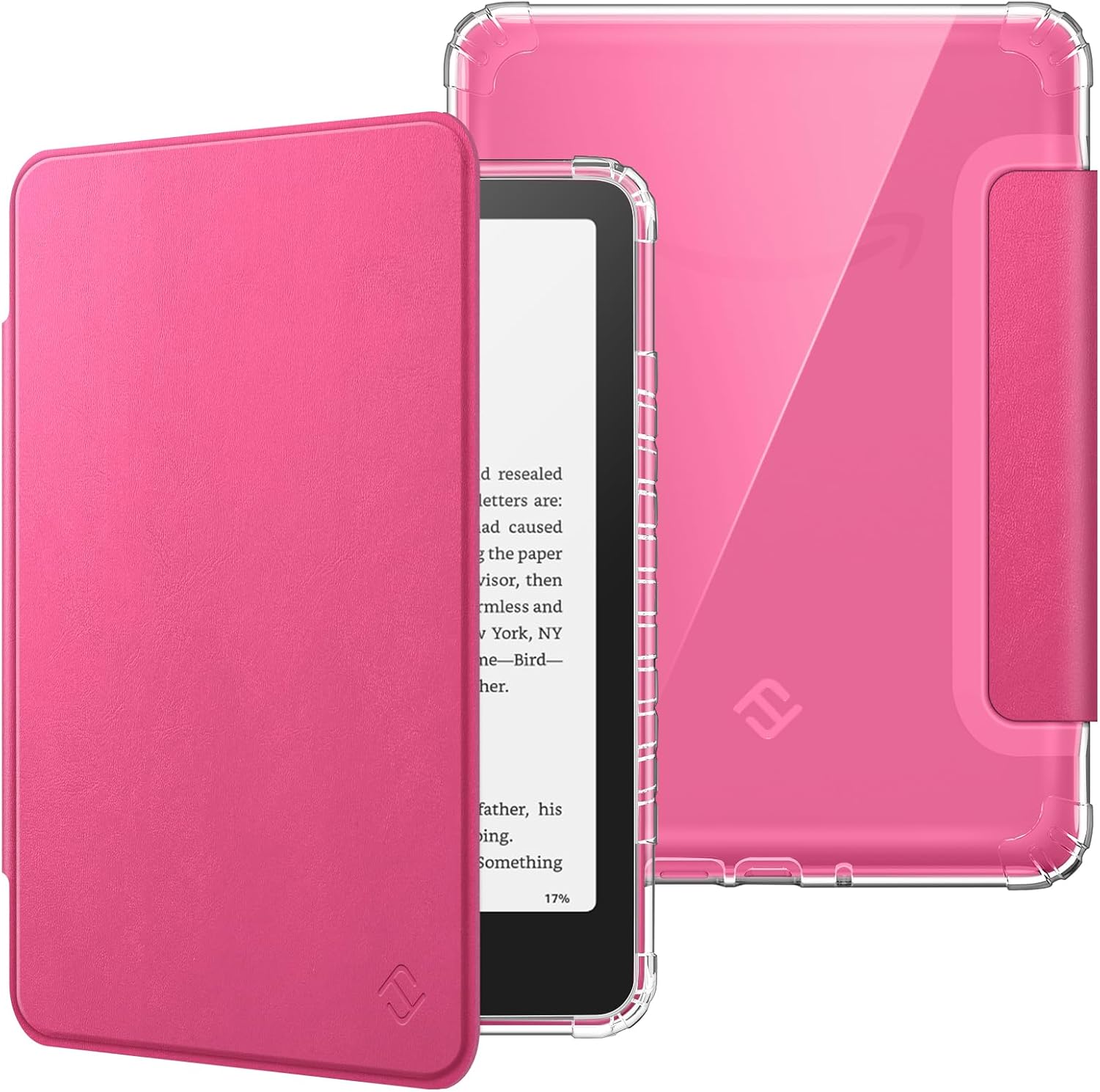 ESTUCHE FINTIE TRANSPARENTE PARA KINDLE PAPERWHITE 7' 12ª GEN 2024 Y KINDLE COLORSOFT - 1
