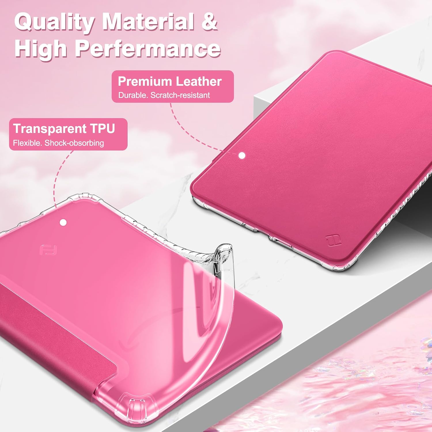 ESTUCHE FINTIE TRANSPARENTE PARA KINDLE PAPERWHITE 7' 12ª GEN 2024 Y KINDLE COLORSOFT - 4
