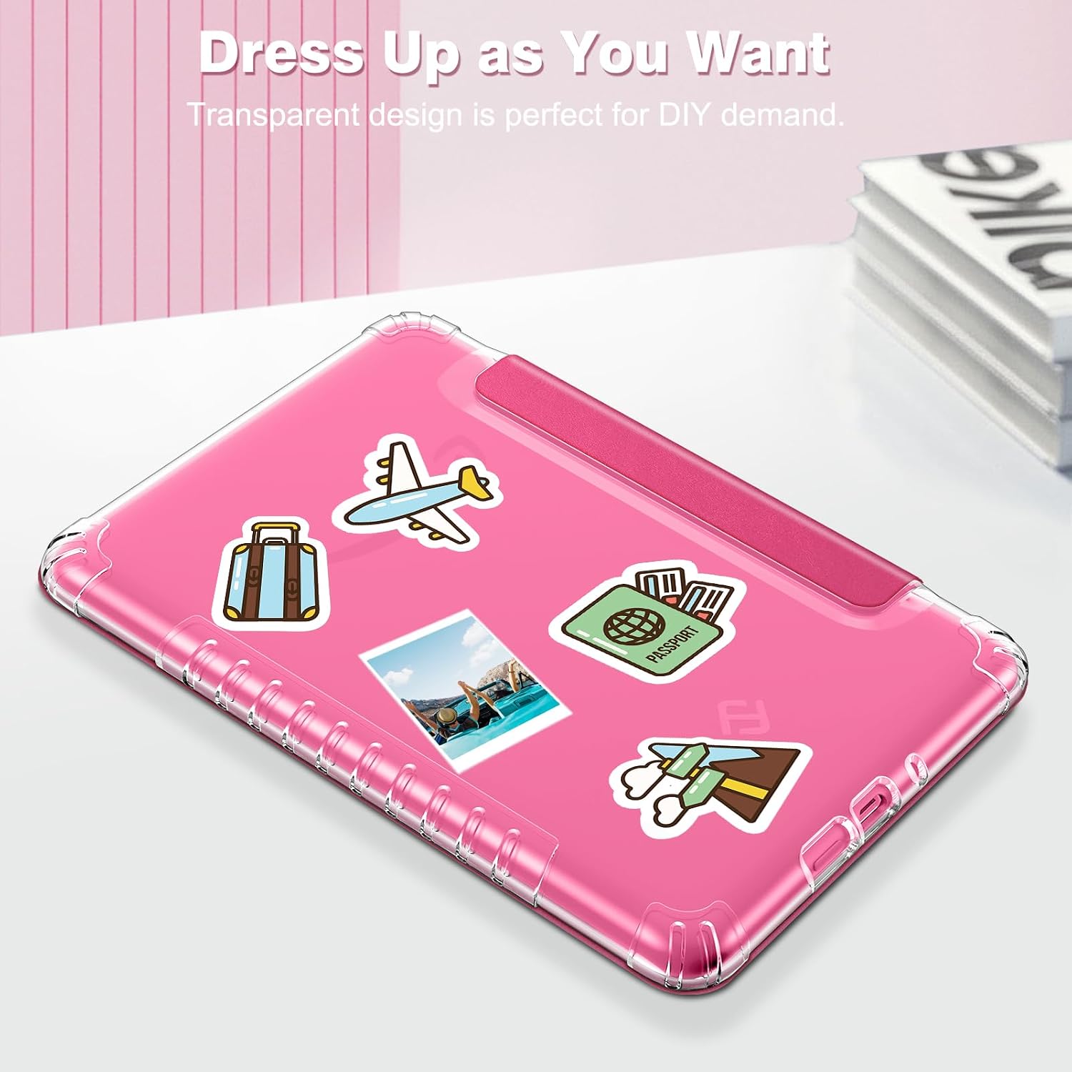 ESTUCHE FINTIE TRANSPARENTE PARA KINDLE PAPERWHITE 7' 12ª GEN 2024 Y KINDLE COLORSOFT - 5