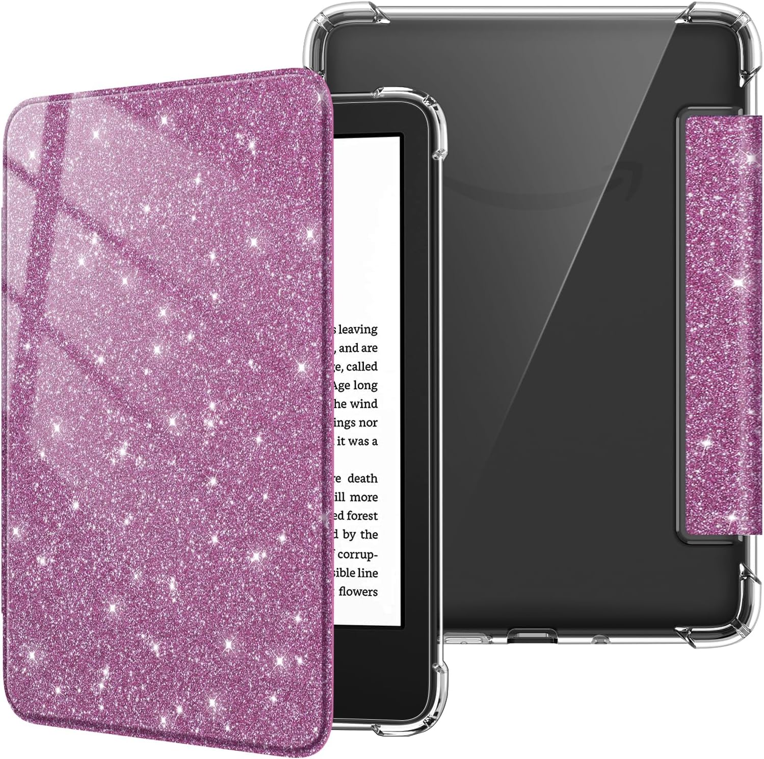 ESTUCHE FINTIE SLIM TPU PARA KINDLE 6' 11ª GENERACIÓN 2024/2022 PÚRPURA BRILLANTE - 1