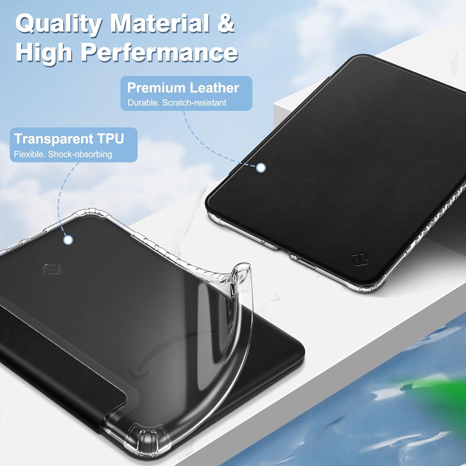 ESTUCHE FINTIE TRANSPARENTE PARA KINDLE PAPERWHITE 7' 12ª GEN 2024 Y KINDLE COLORSOFT - 5