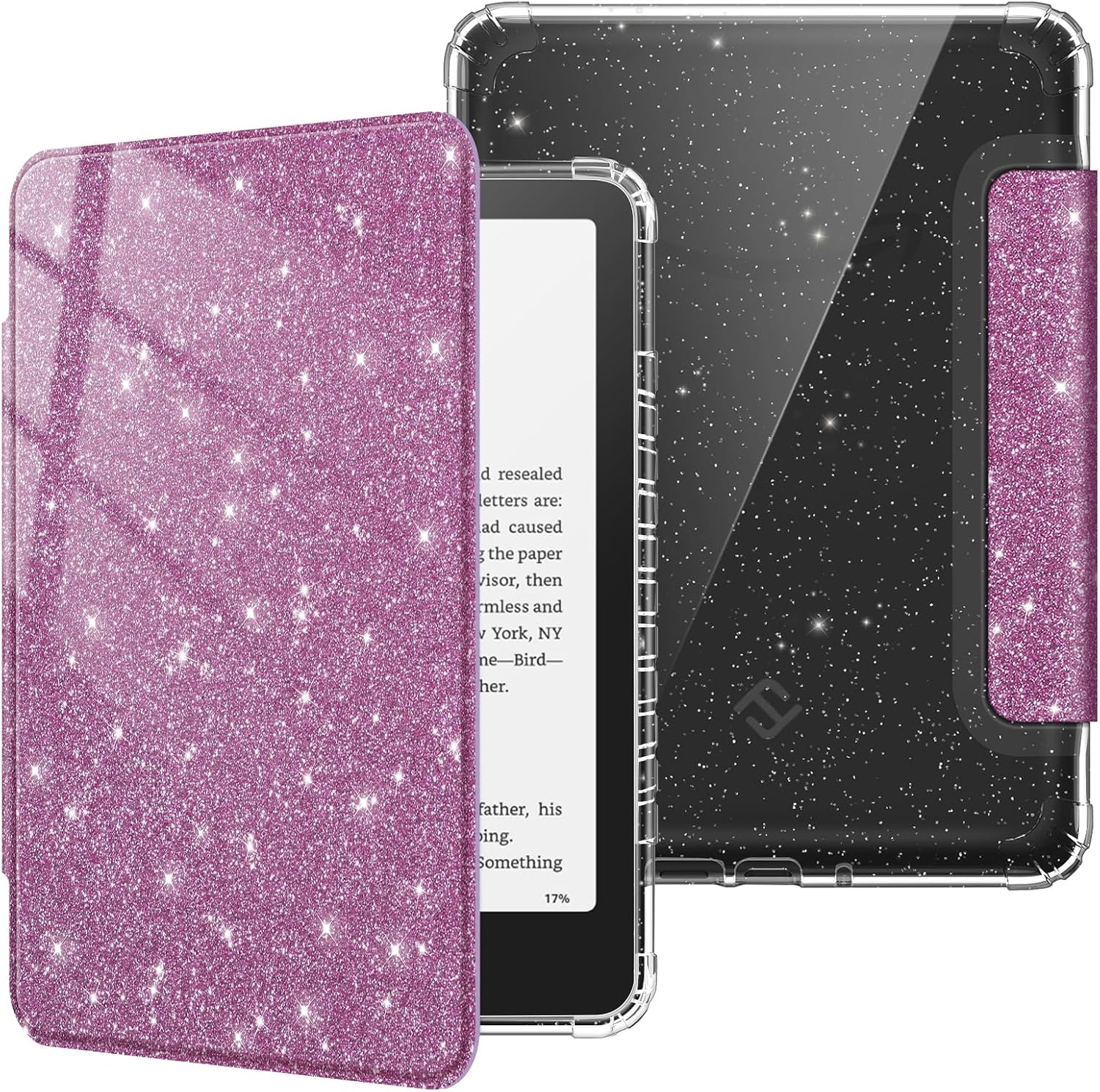 ESTUCHE FINTIE CLEAR PARA KINDLE PAPERWHITE 7' 12ª GEN 2024 Y KINDLE COLORSOFT - 1