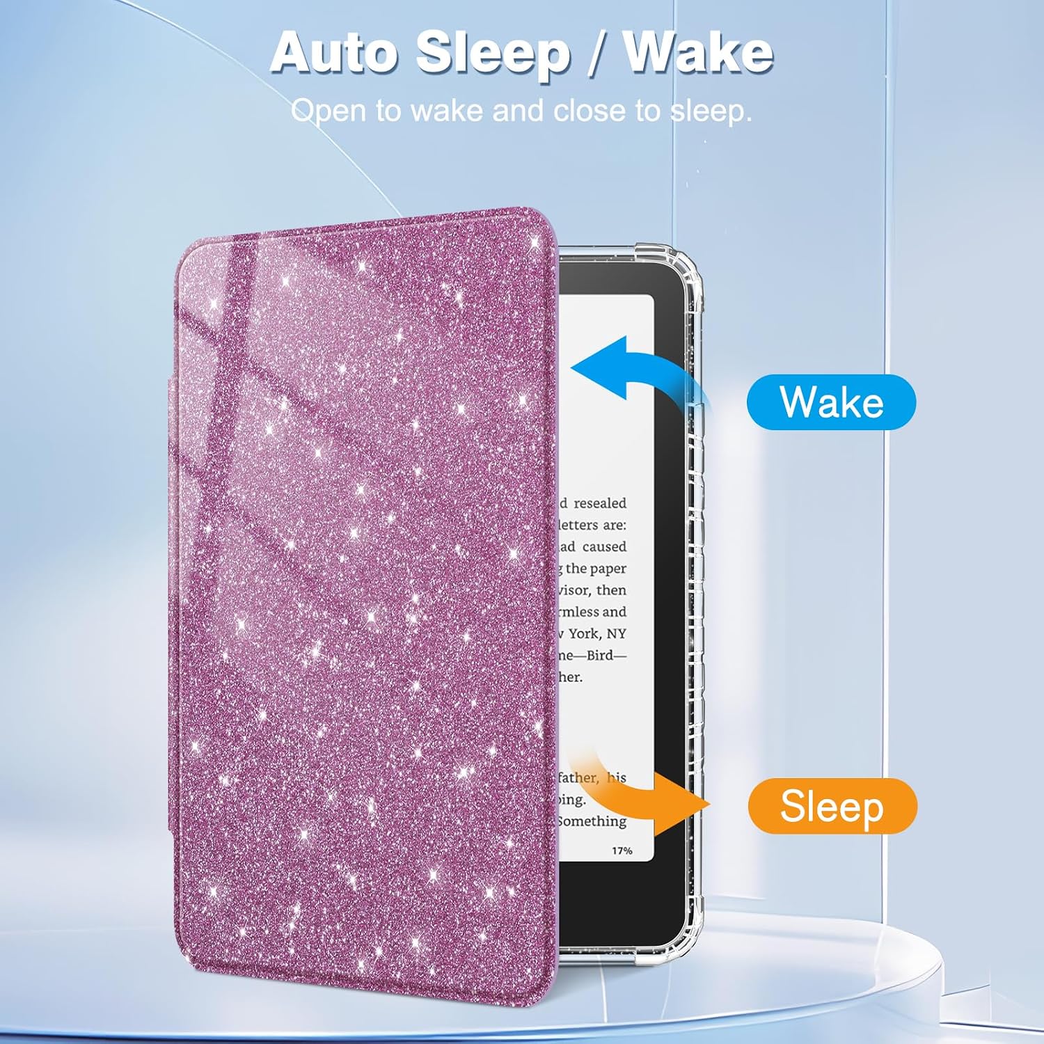 ESTUCHE FINTIE CLEAR PARA KINDLE PAPERWHITE 7' 12ª GEN 2024 Y KINDLE COLORSOFT - 3