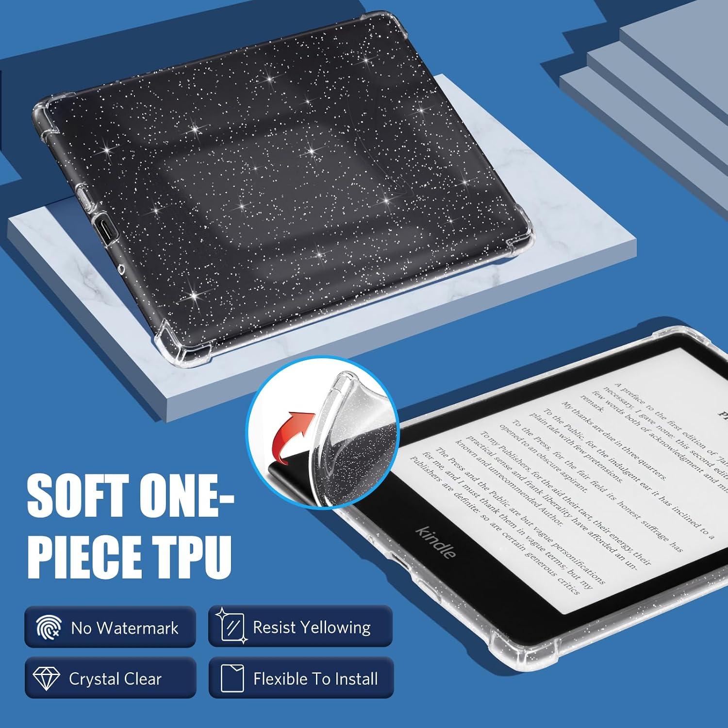 ESTUCHE COBAK PARA E-READERS 7 PULGADAS TRANSPARENTE - 3