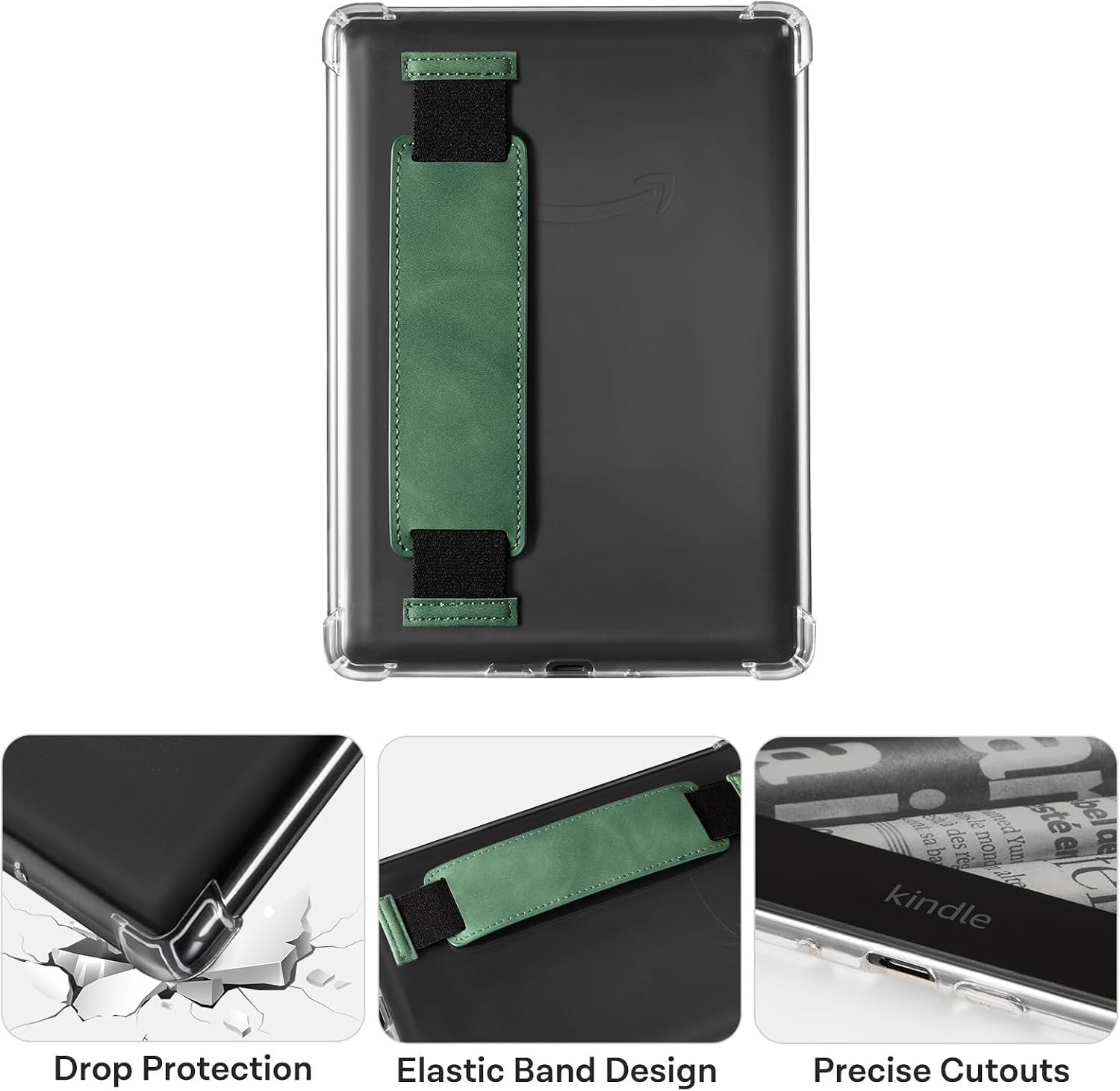 ESTUCHE COBAK CLEAR CASE CON CORREA PARA EBOOK PAPERWHITE 11TH GEN 6.8' - 4