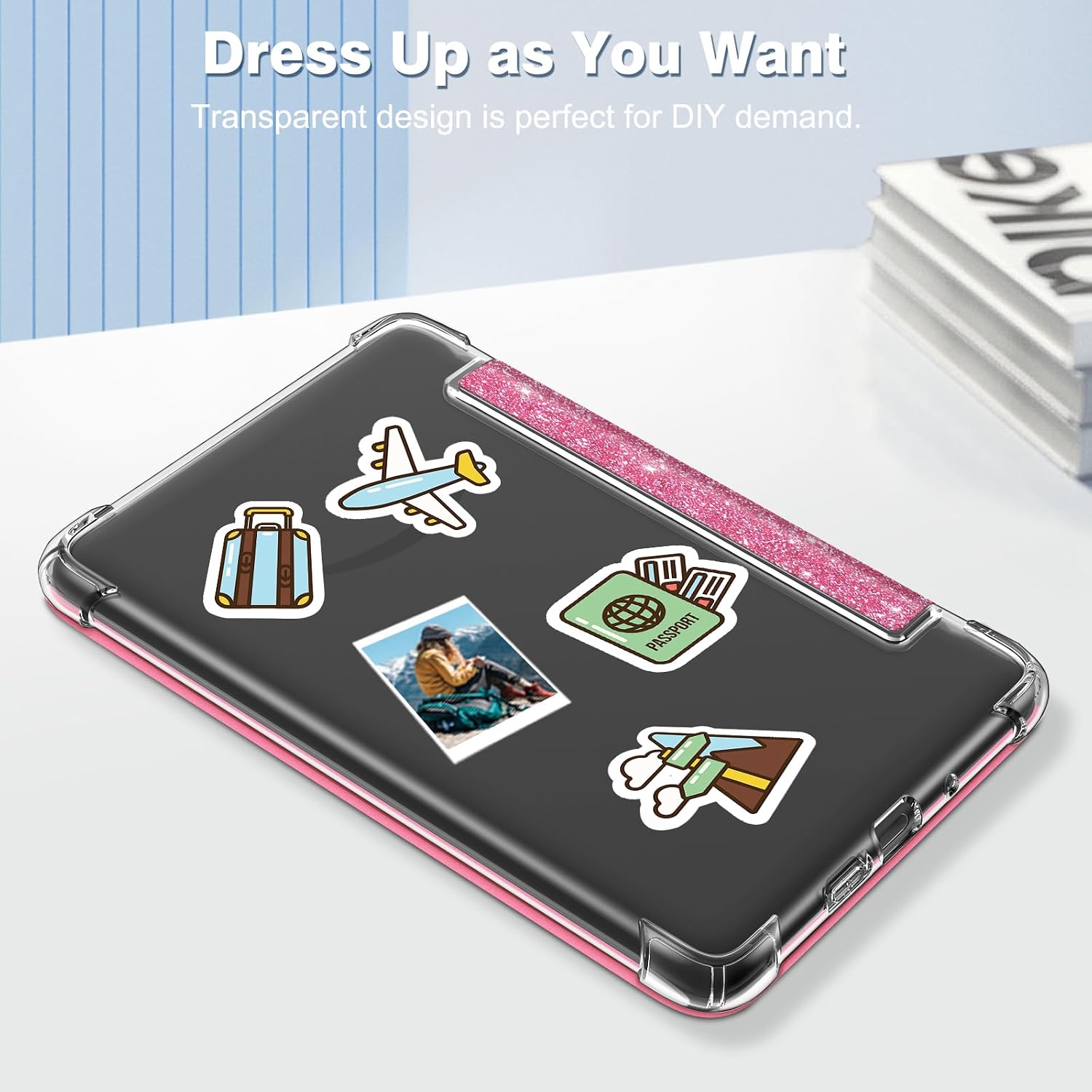 ESTUCHE FINTIE SLIM TPU PARA KINDLE 6' 11ª GENERACIÓN 2024/2022 MAGENTA BRILLANTE - 4