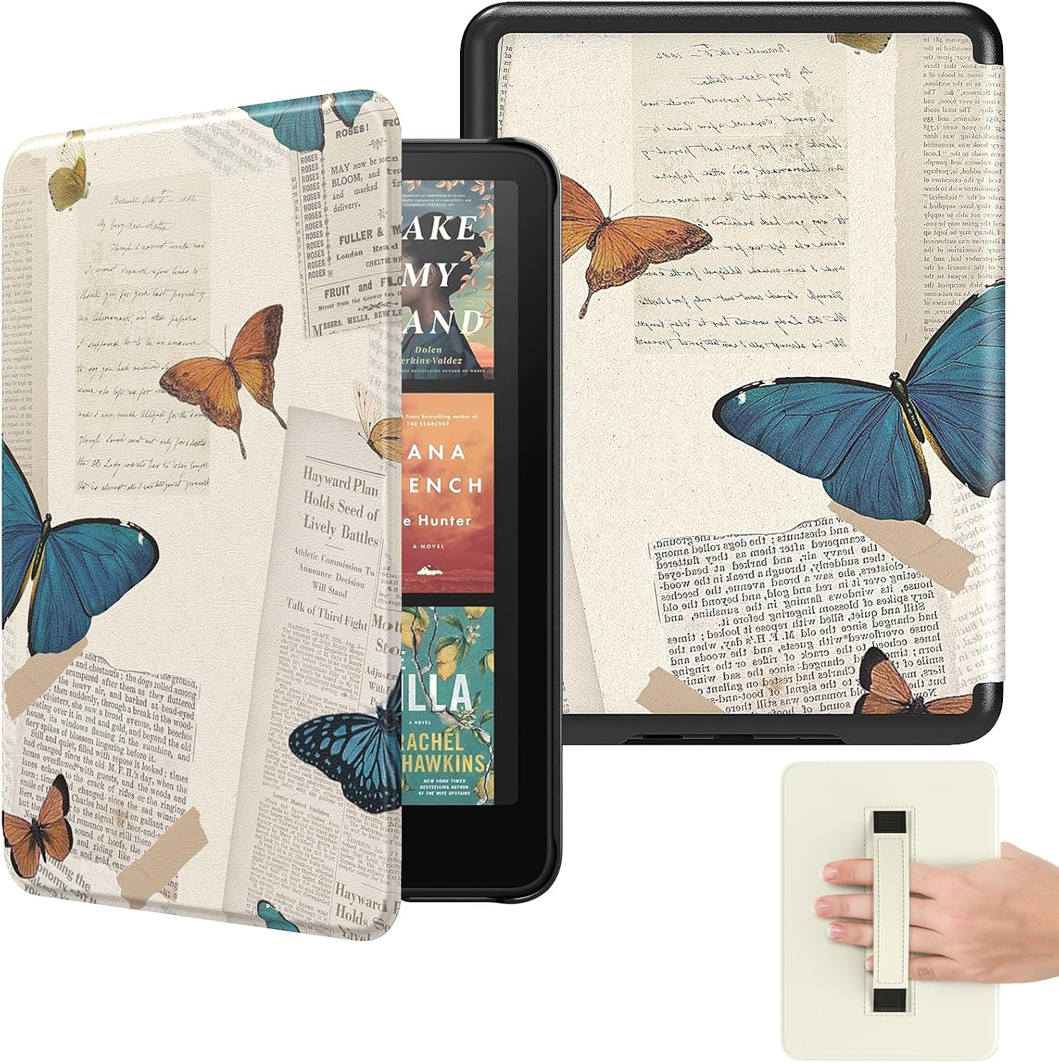 ESTUCHE MOKO PARA KINDLE PAPERWHITE 7' 12ª GEN 2024 MARIPOSA VINTAGE - 1