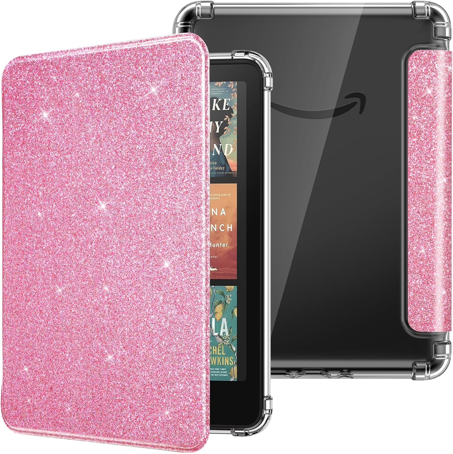 ESTUCHE MOKO PARA KINDLE PAPERWHITE 12ª GEN Y COLORSOFT 2024 ROSADO BRILLANTE - 1