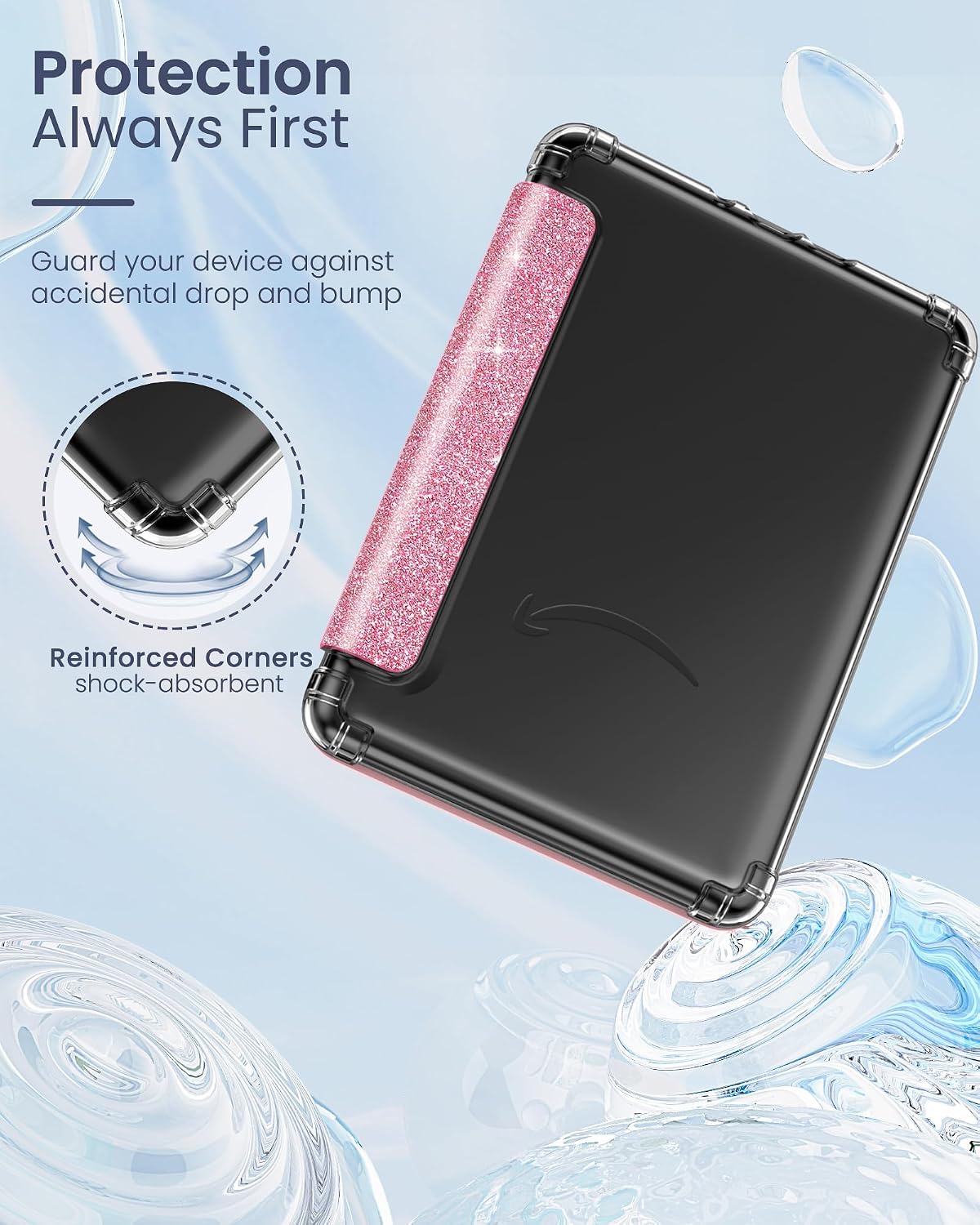 ESTUCHE MOKO PARA KINDLE PAPERWHITE 12ª GEN Y COLORSOFT 2024 ROSADO BRILLANTE - 3