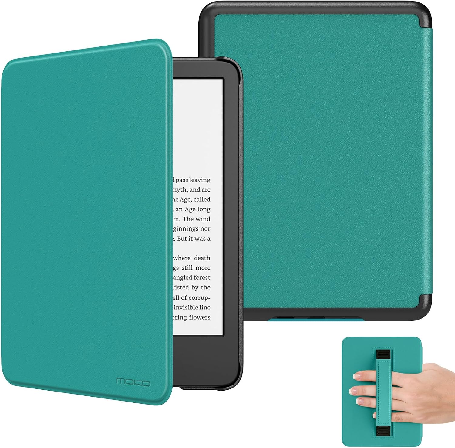 ESTUCHE MOKO PARA KINDLE 6' (11ª GENERACIÓN 2024/2022) VERDE JADE - 1