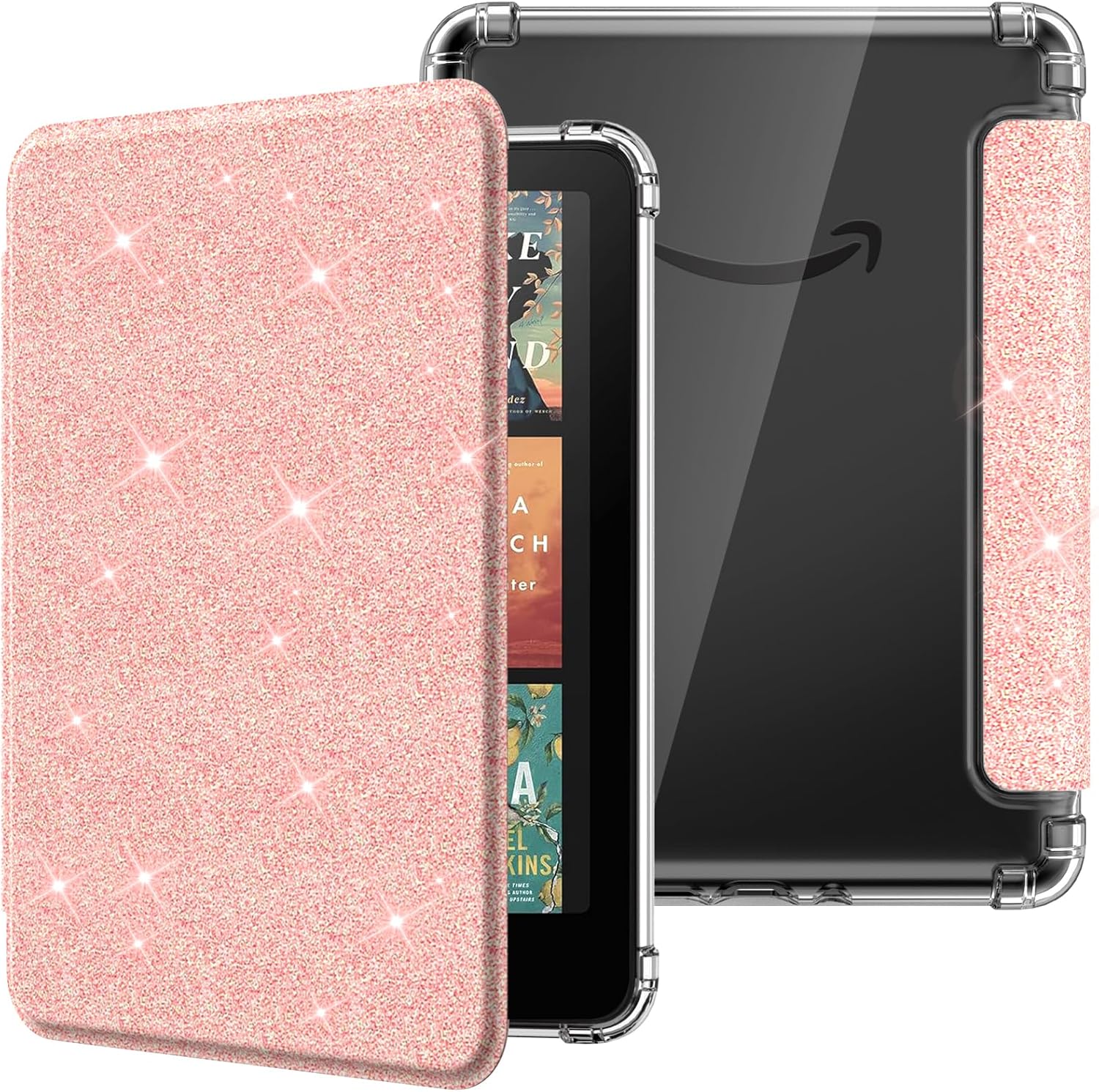 ESTUCHE MOKO PARA KINDLE PAPERWHITE 12ª GEN Y COLORSOFT 2024 ROSADO BRILLANTE - 1