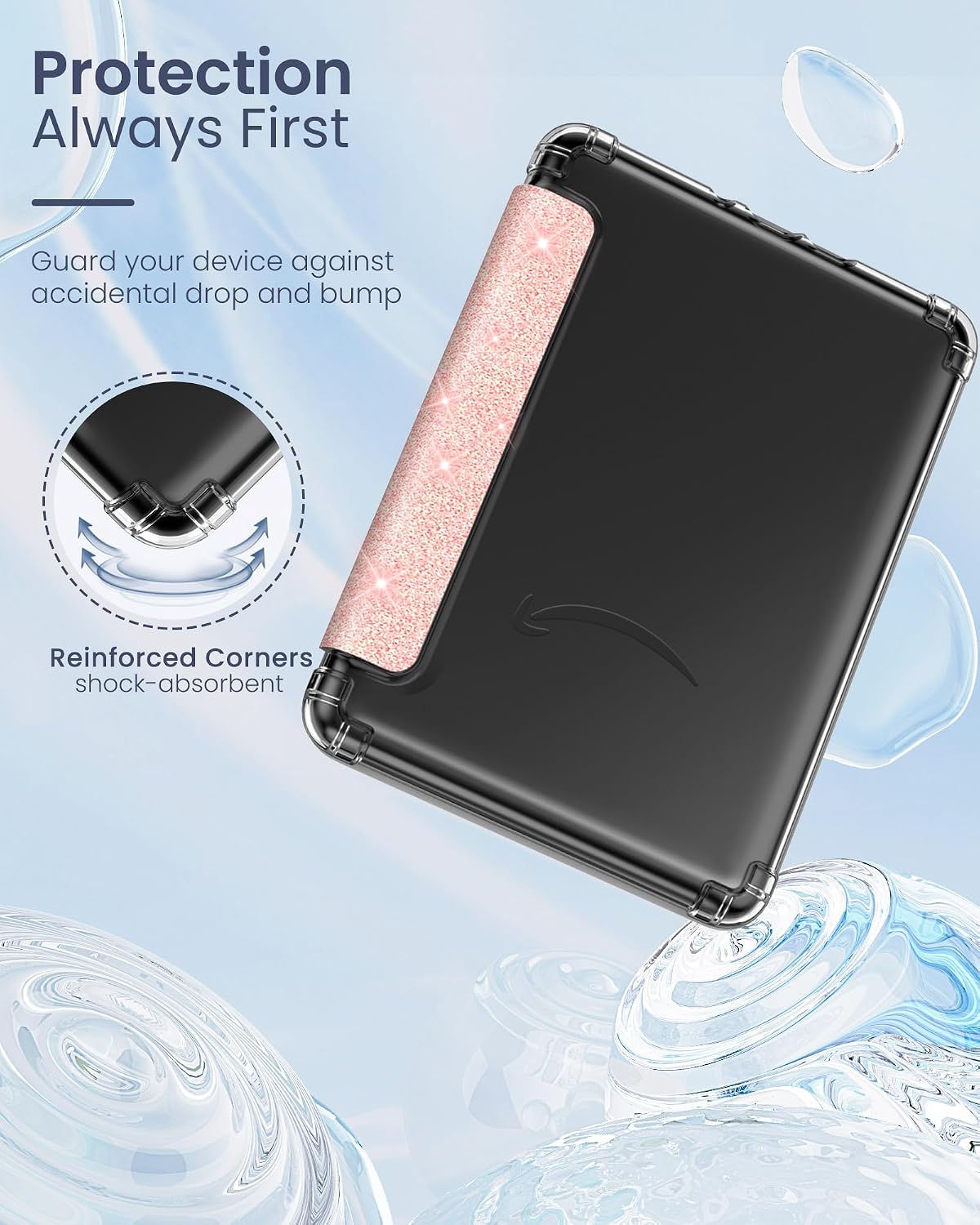 ESTUCHE MOKO PARA KINDLE PAPERWHITE 12ª GEN Y COLORSOFT 2024 ROSADO BRILLANTE - 3