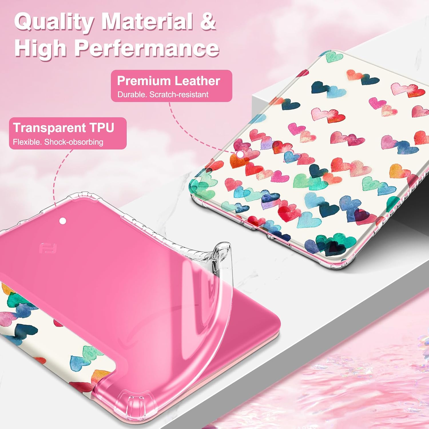 ESTUCHE TRANSPARENTE PARA KINDLE PAPERWHITE 7' 12ª GEN 2024 Y KINDLE COLORSOFT FINTIE - 4
