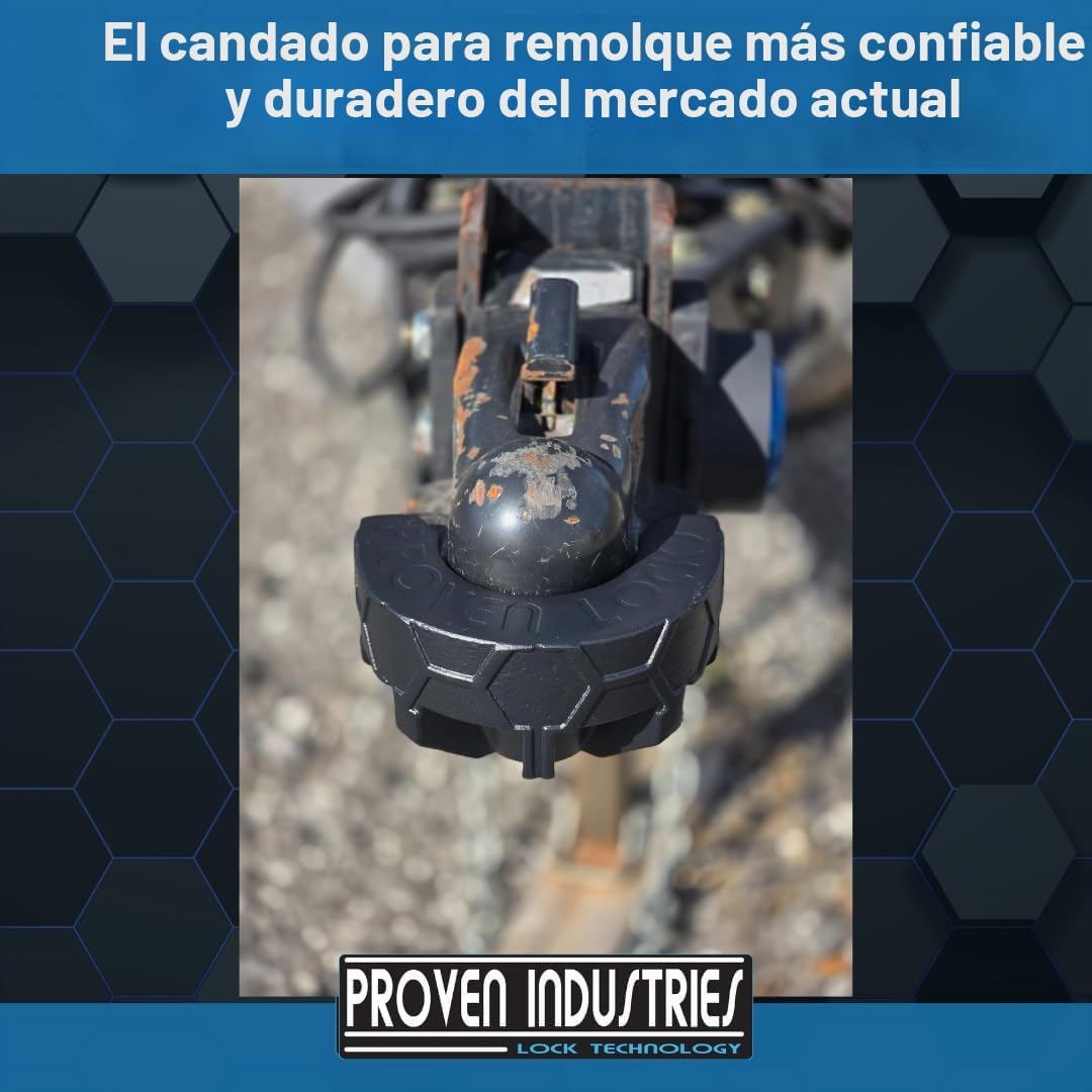 CANDADO PARA ENGANCHE DE REMOLQUE PROVEN LOCKS S175 2 5/16 PULGADAS - 3