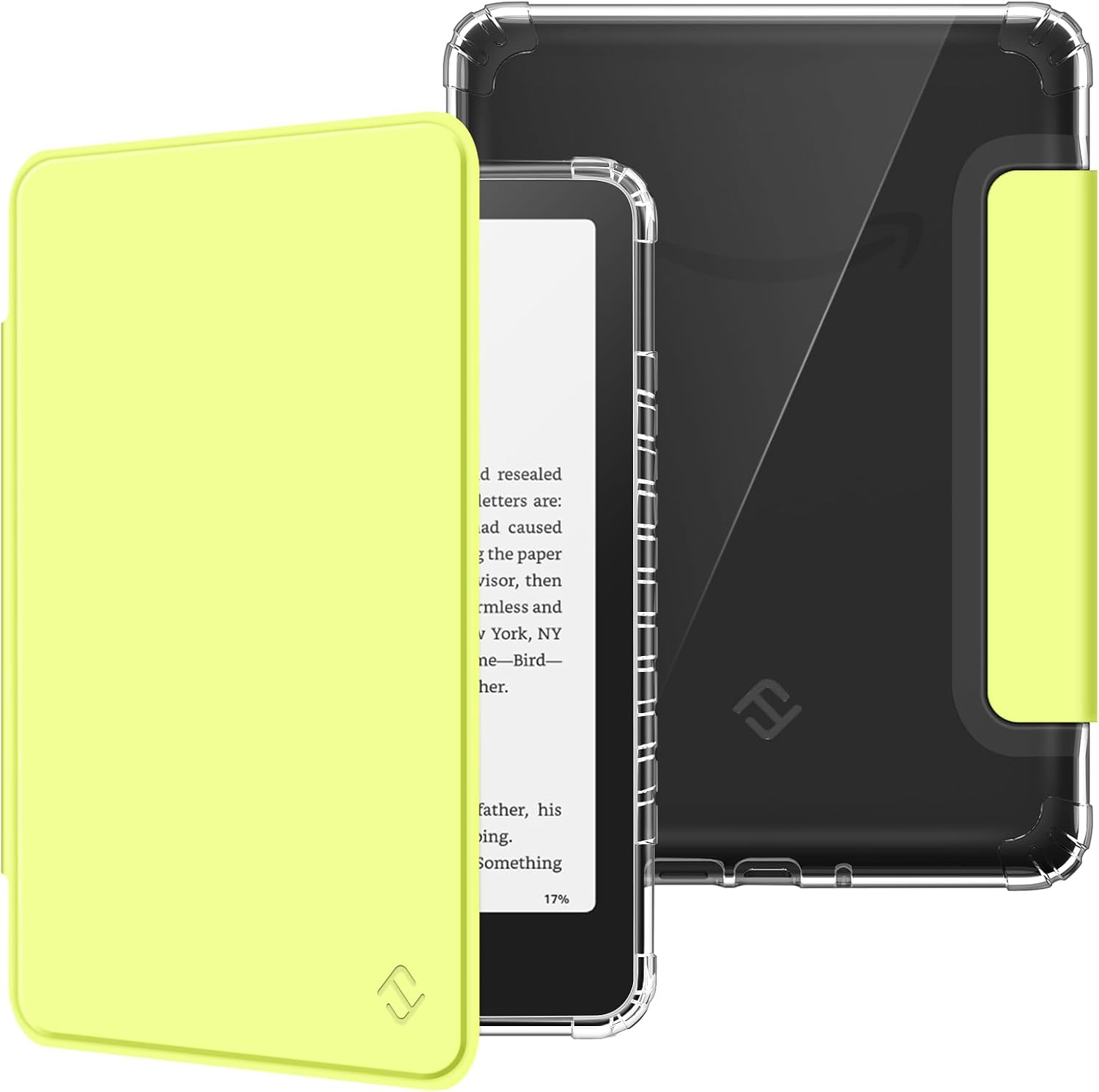 ESTUCHE FINTIE TRANSPARENTE PARA KINDLE PAPERWHITE 7' 12ª GEN 2024 Y KINDLE COLORSOFT - 1