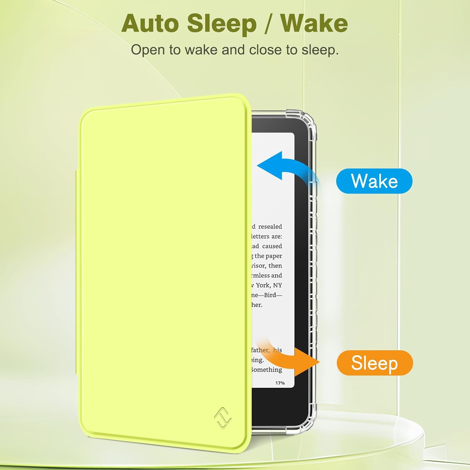 ESTUCHE FINTIE TRANSPARENTE PARA KINDLE PAPERWHITE 7' 12ª GEN 2024 Y KINDLE COLORSOFT - 3